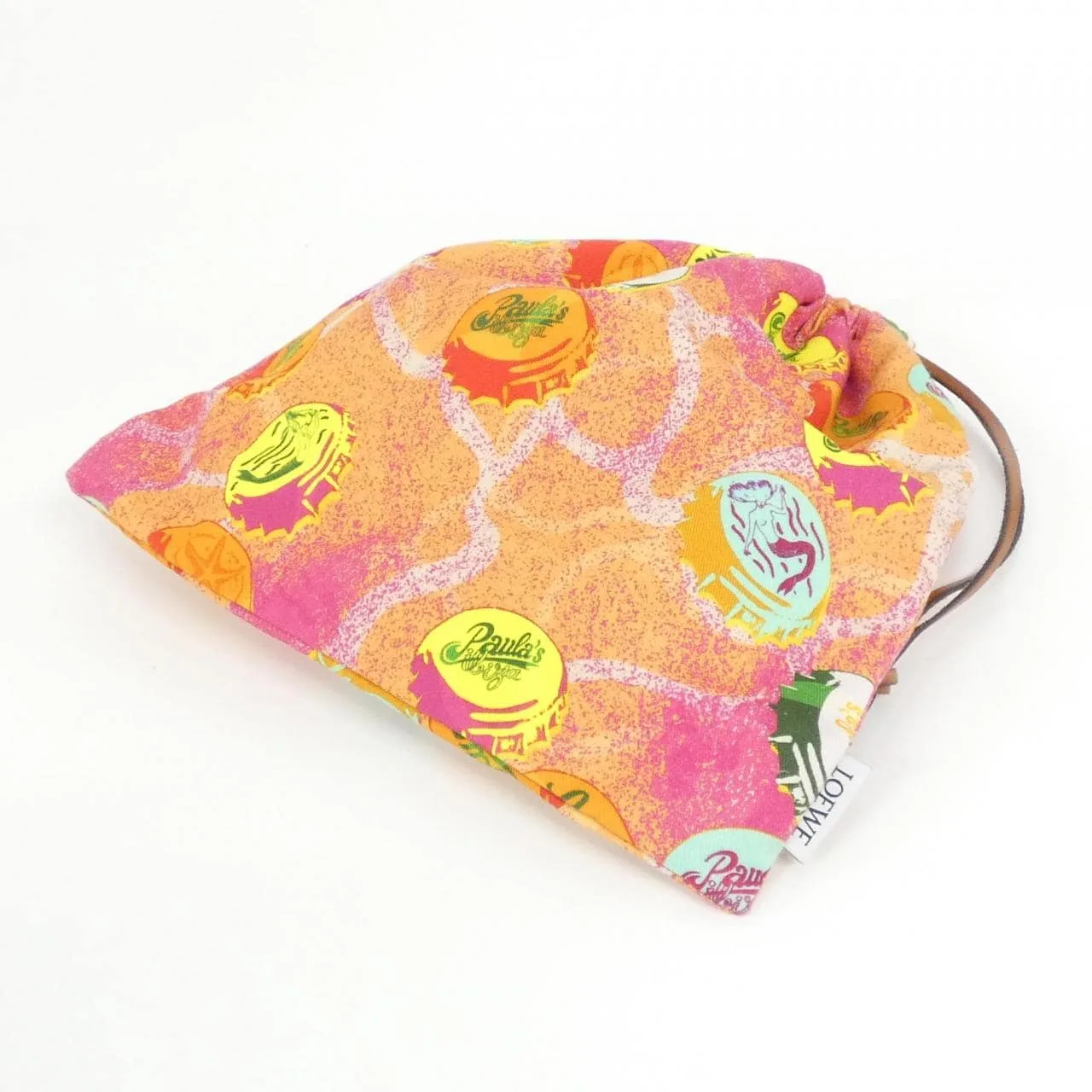 LOEWE C822057X12 Pouch Canvas Orange Canvas Rank A - Thumbnail 2