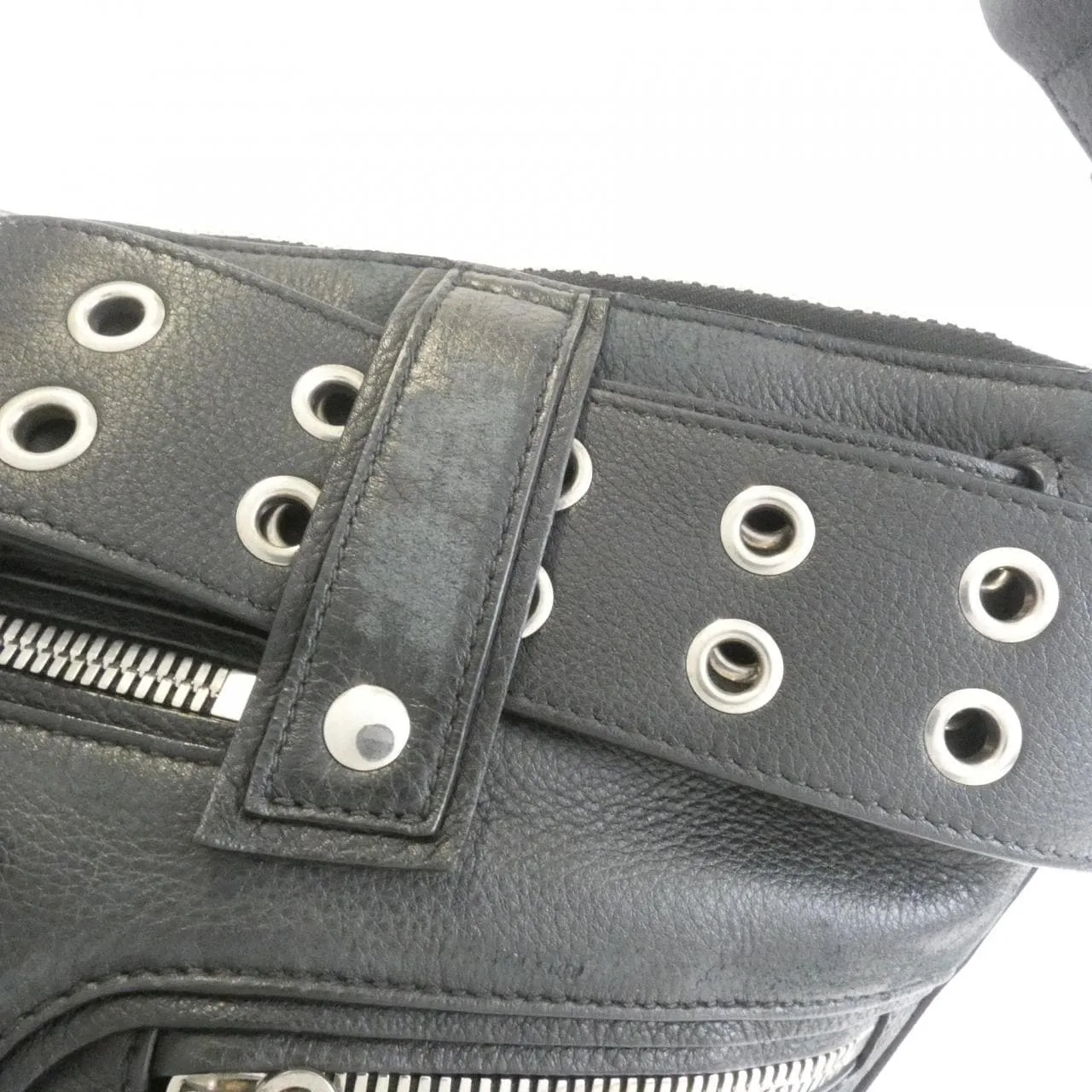 BALENCIAGA Neo Cagole 702036 210BZ Shoulder Leather Black Leather Rank A - Thumbnail 5
