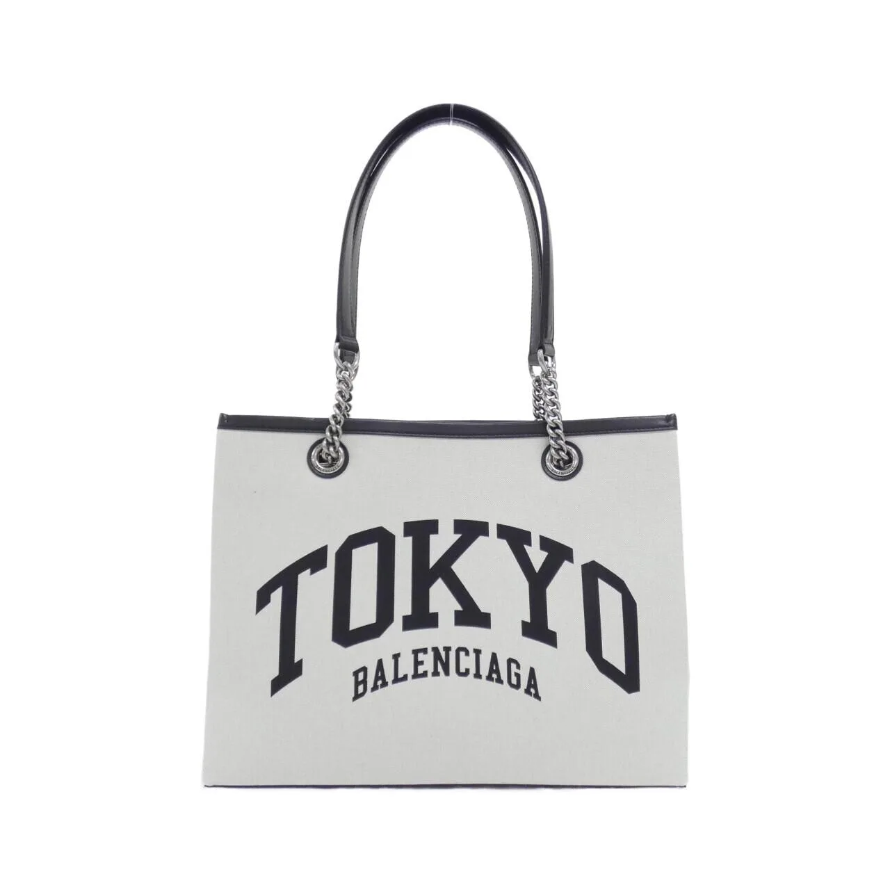 BALENCIAGA Le City 759973 Tote Canvas Black