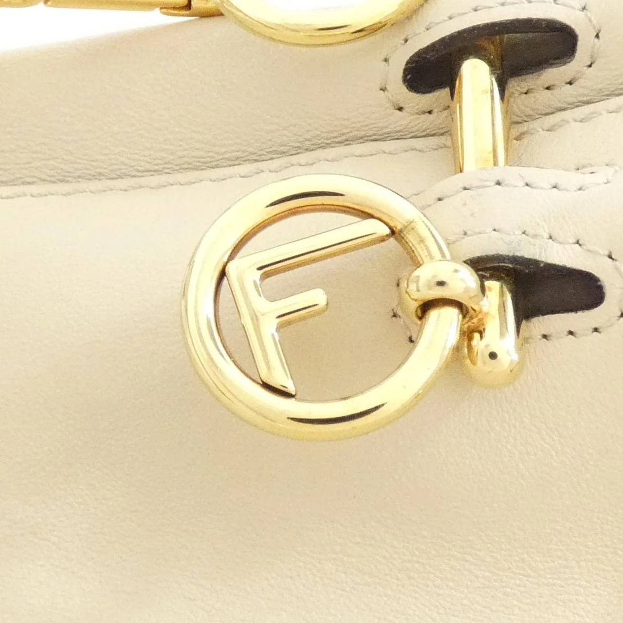 FENDI 8BT298 A5DY Shoulder 黑色 中古品A - 縮圖 4