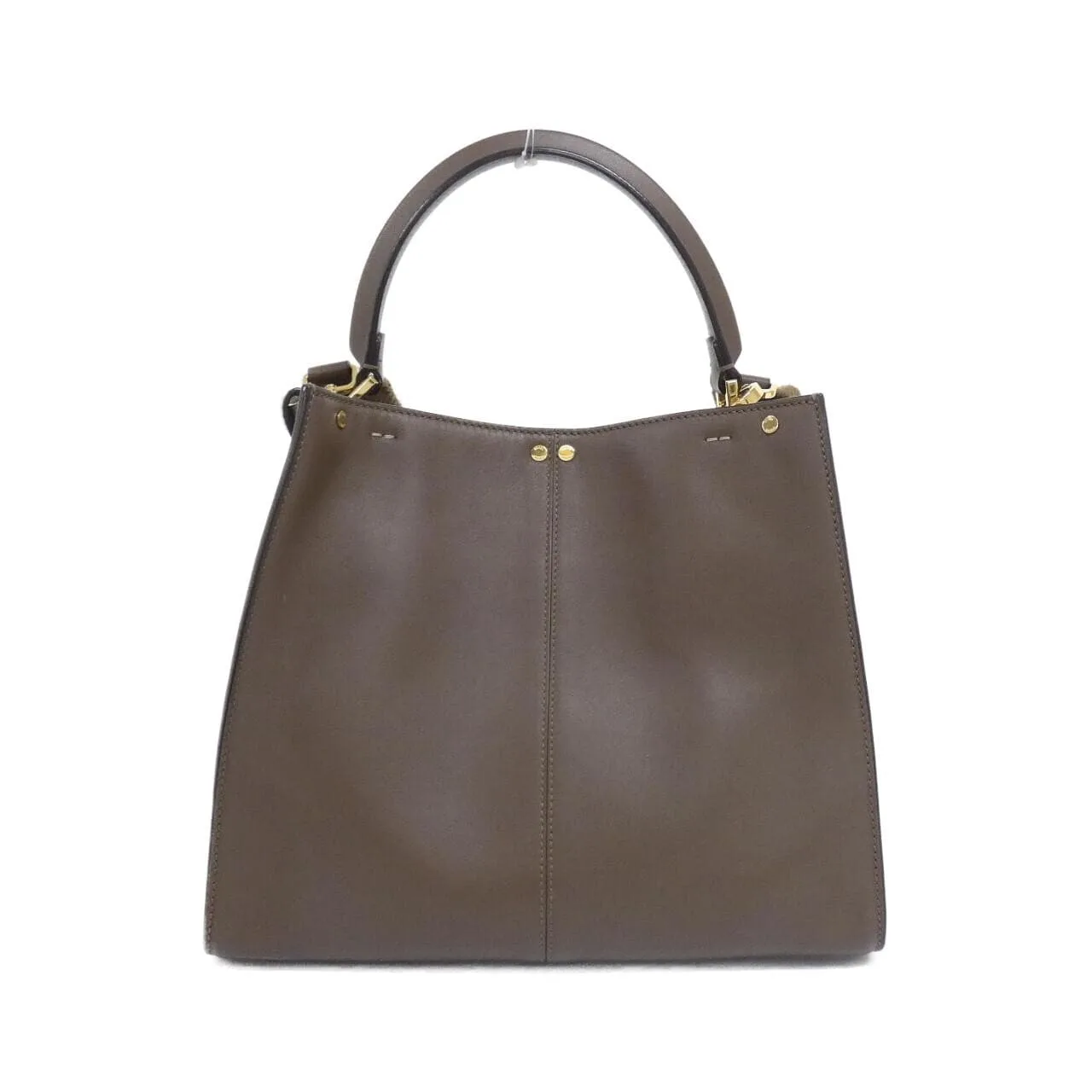 FENDI Peekaboo 8BN310 A5E9 Handbag 黑色 中古品A - 縮圖 2