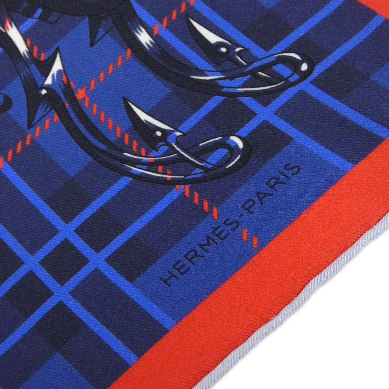 HERMES Scarf Rouge Rank A - Thumbnail 2