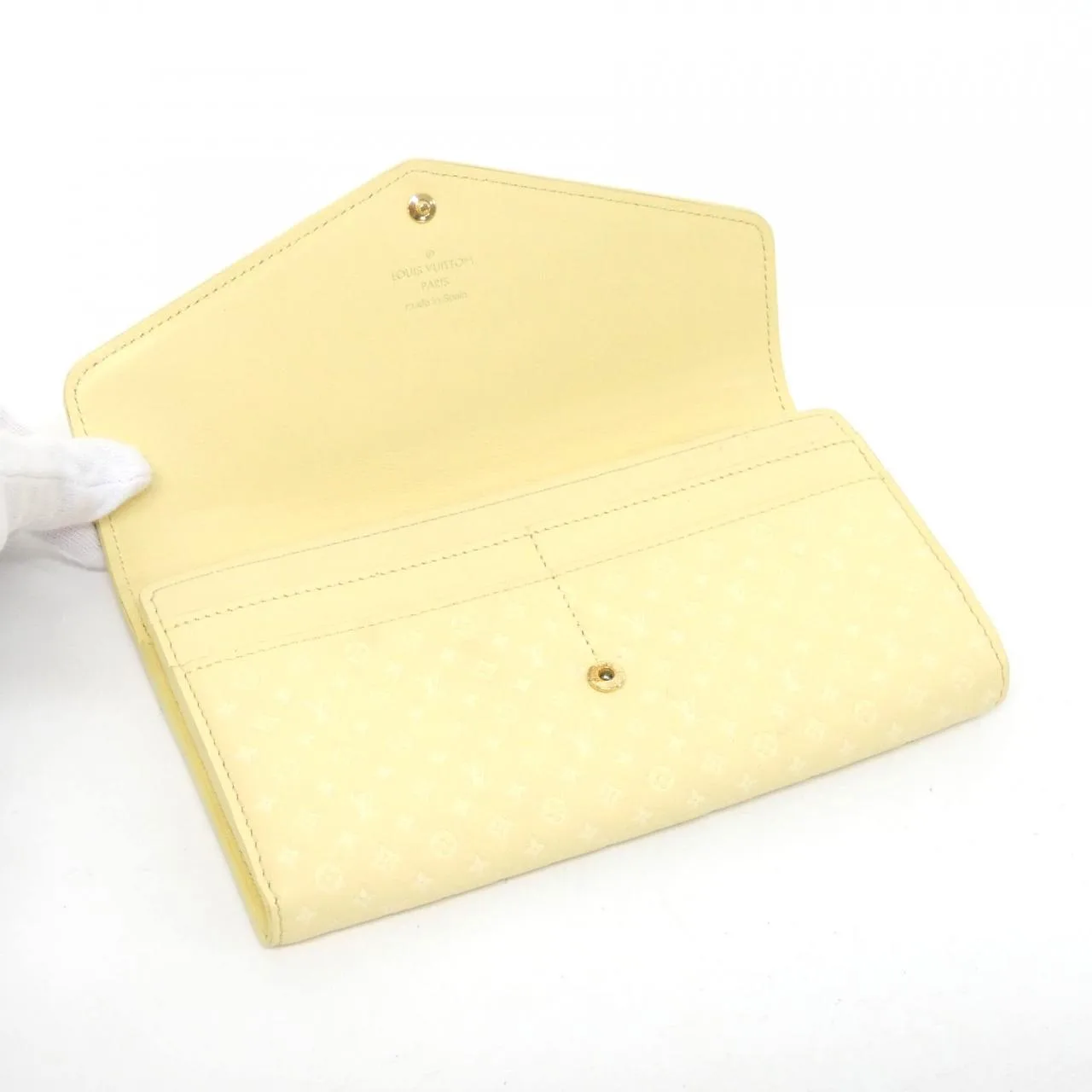 LOUIS VUITTON M82231 Wallet Lambskin Black Lambskin Rank A - Thumbnail 6