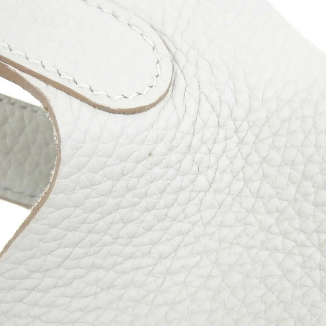 HERMES Picotin 056289CK Handbag Clemence 黑色 Clemence 皮 中古品A - 縮圖 3