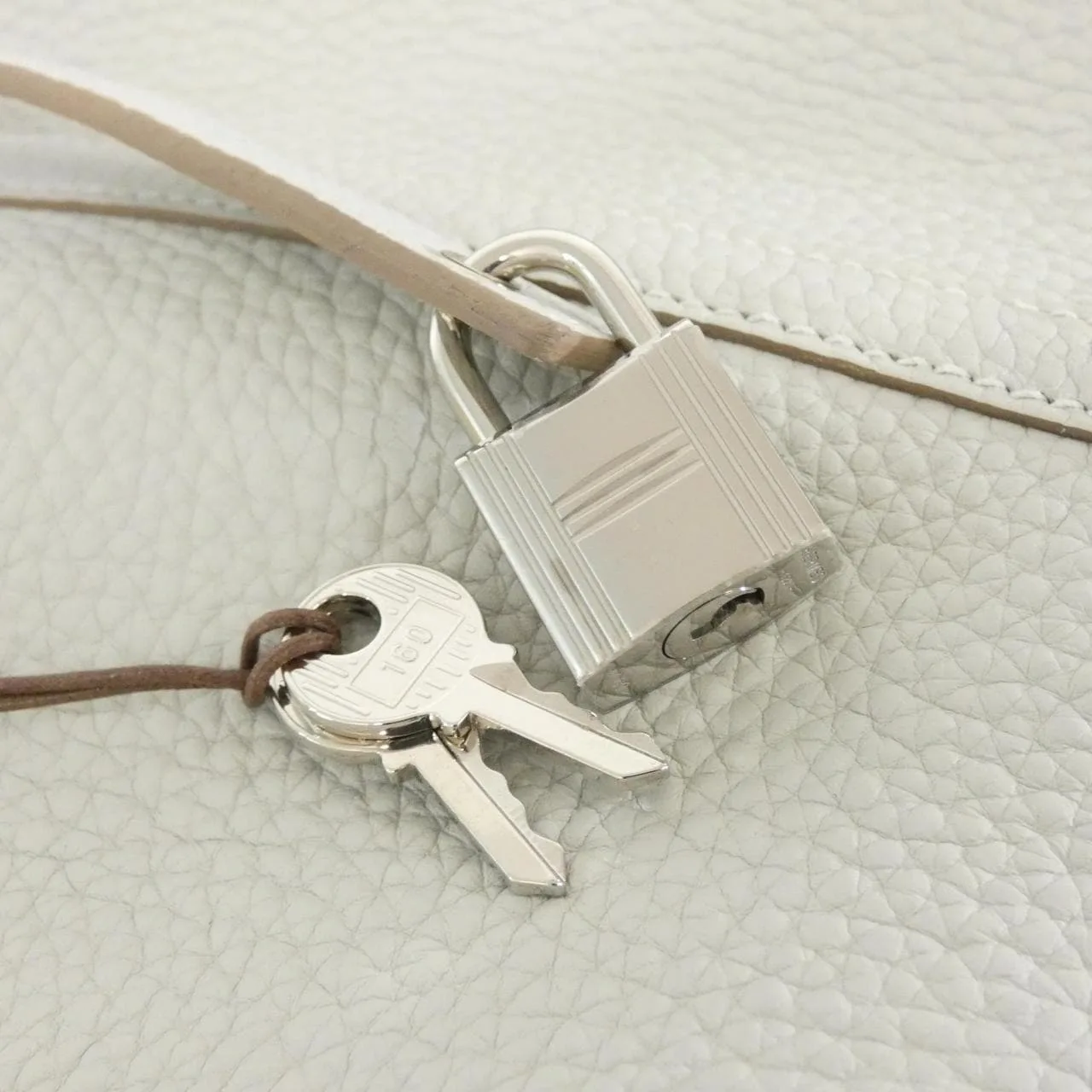 HERMES Picotin 056289CK Handbag Clemence 黑色 Clemence 皮 中古品A - 縮圖 4