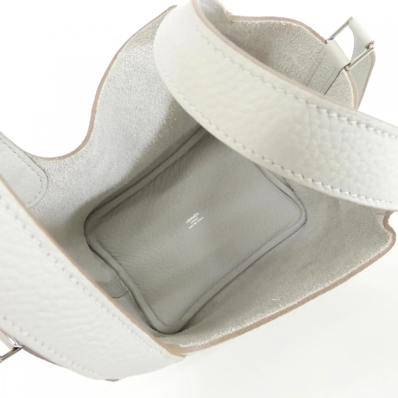 HERMES Picotin 056289CK Handbag Clemence 黑色 Clemence 皮 中古品A - 縮圖 7