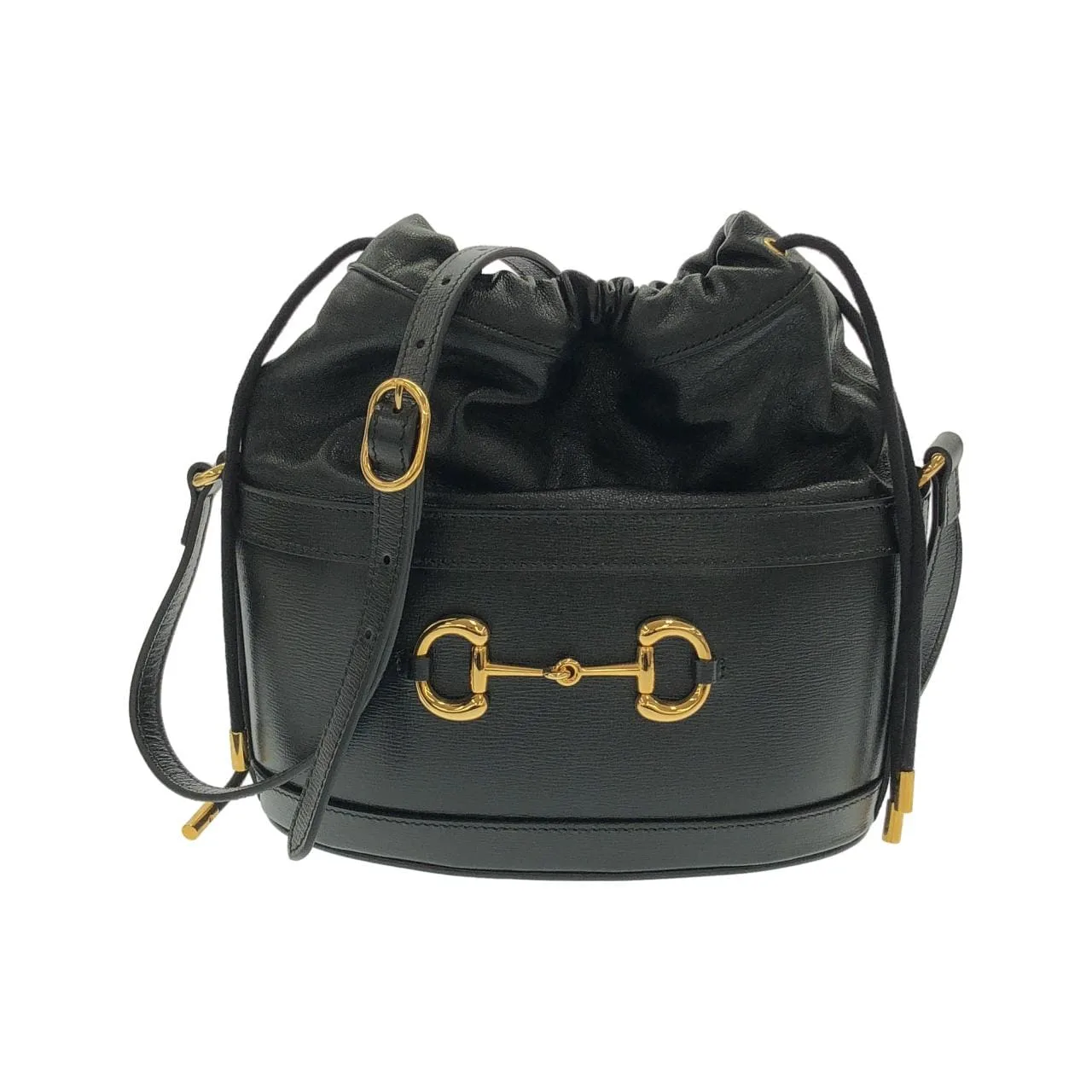 GUCCI Horsebit 1955 602118 1DBLG 肩背包 皮革 Black