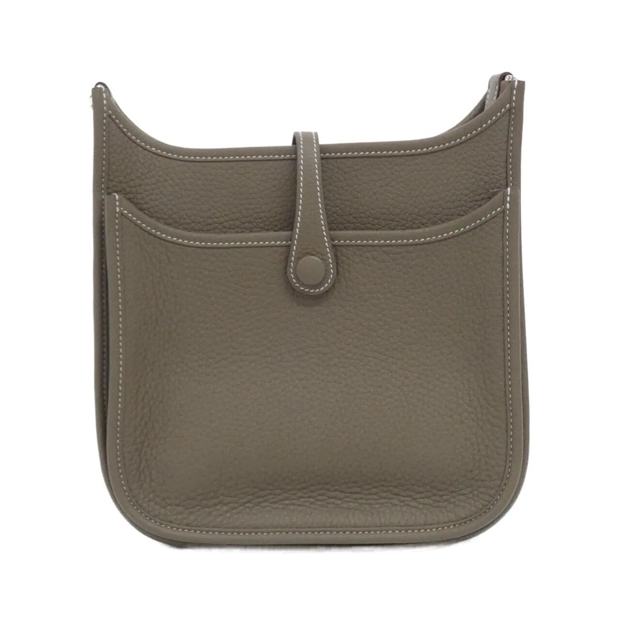 HERMES Evelyne 087941CK Shoulder Clemence Etoupe Clemence Leather Unused - Thumbnail 2