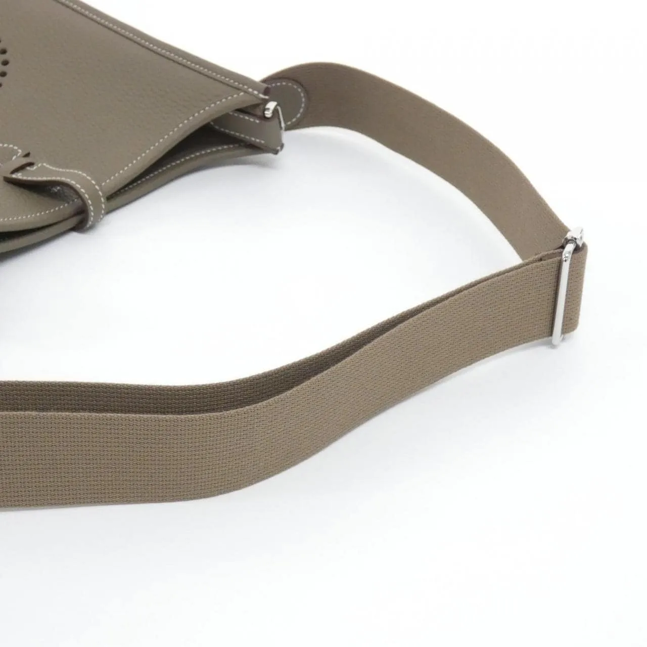 HERMES Evelyne 087941CK Shoulder Clemence Etoupe Clemence Leather Unused - Thumbnail 4