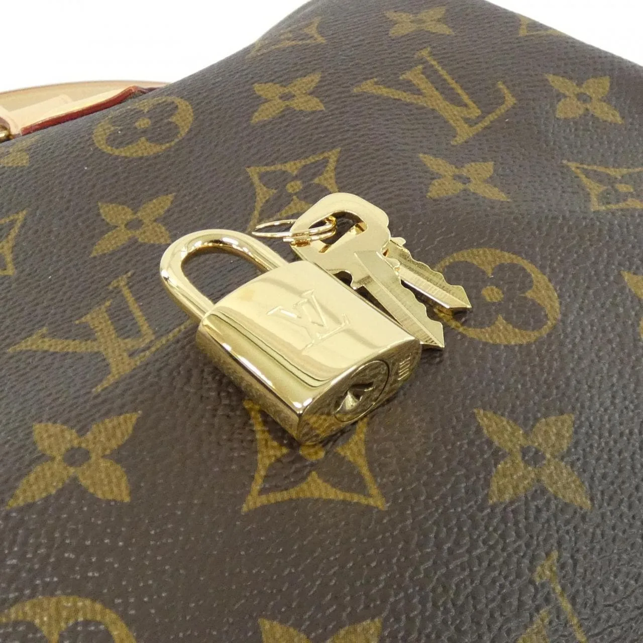 LOUIS VUITTON Speedy M46977 Boston Monogram 黑色 Monogram 中古品A - 縮圖 3