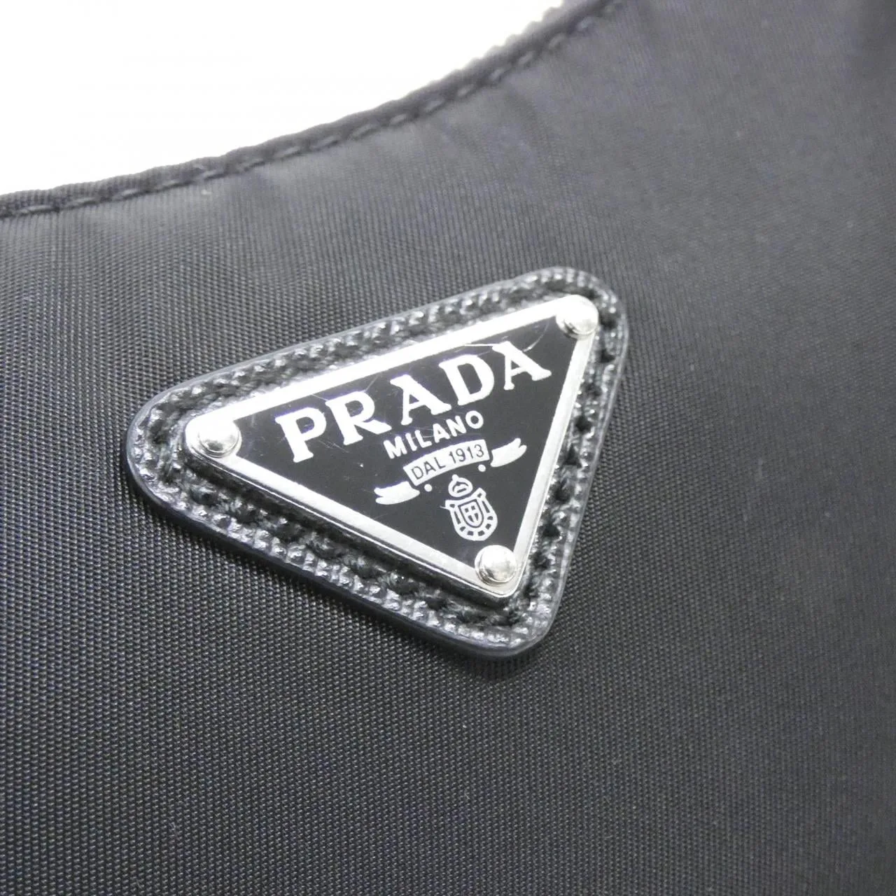 PRADA 1BH204 Shoulder 黑色 中古品A - 縮圖 4