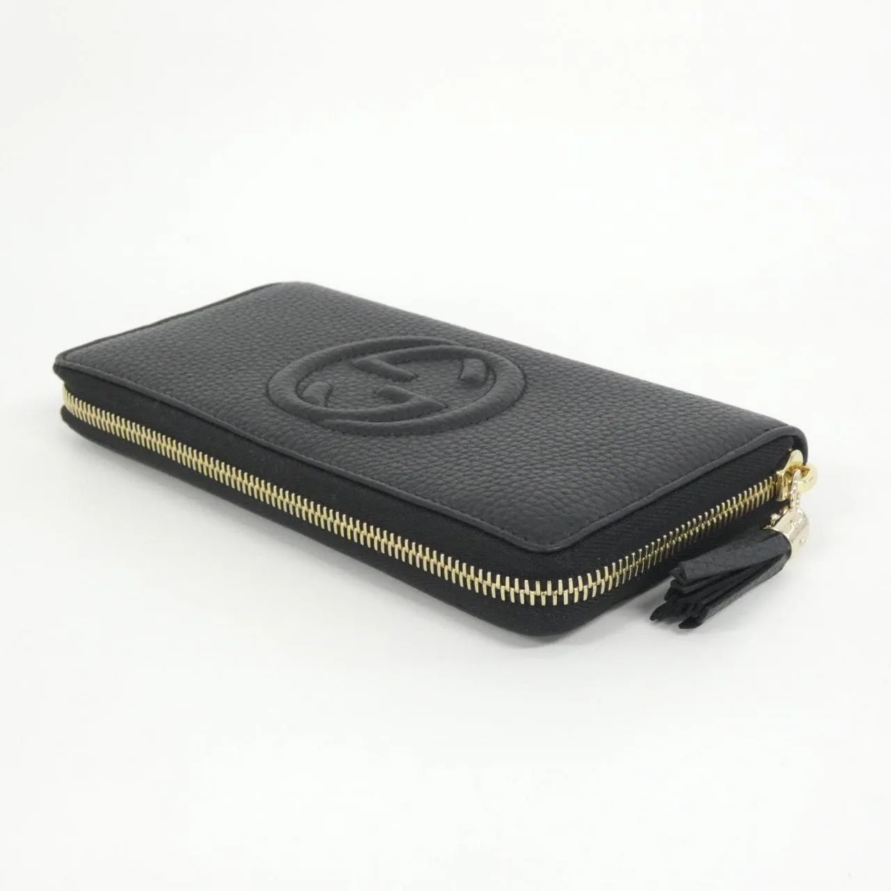 GUCCI 598187 A7M0G Wallet Leather Black Leather Rank A - Thumbnail 3