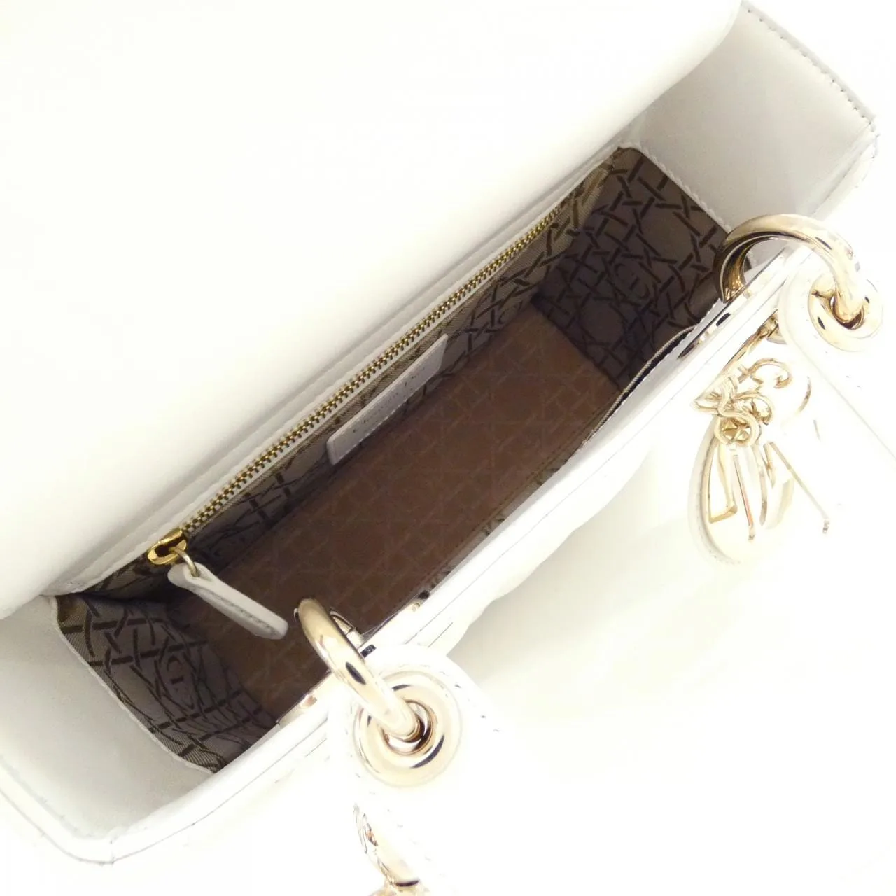 DIOR Lady Dior M0538OCAL Handbag Lambskin Black Lambskin Rank A - Thumbnail 7