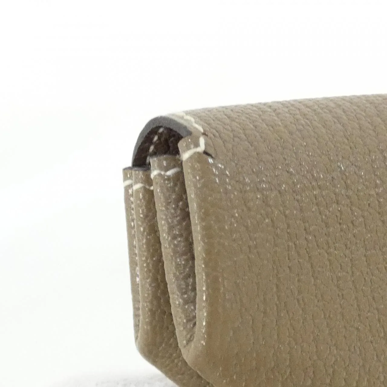 HERMES In-the-Loop 077635CK Coin Case Etoupe Rank A - Thumbnail 4