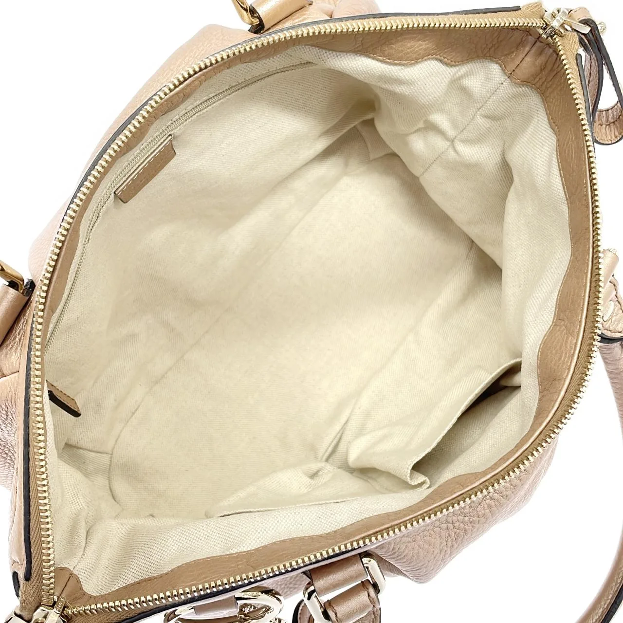 GUCCI Sukey 247902 手提包 皮革 金色 皮革 中古品A - 縮圖 9