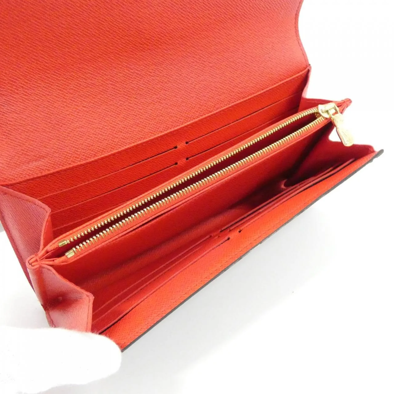 LOUIS VUITTON M62236 Wallet Monogram 黑色 Monogram 中古品A - 縮圖 8