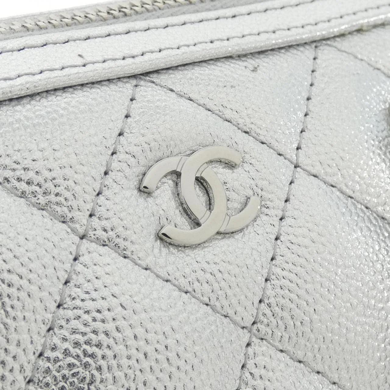 CHANEL Timeless Classic AP4474 Handbag Grained Calfskin Silver Grained Calfskin Unused - Thumbnail 4