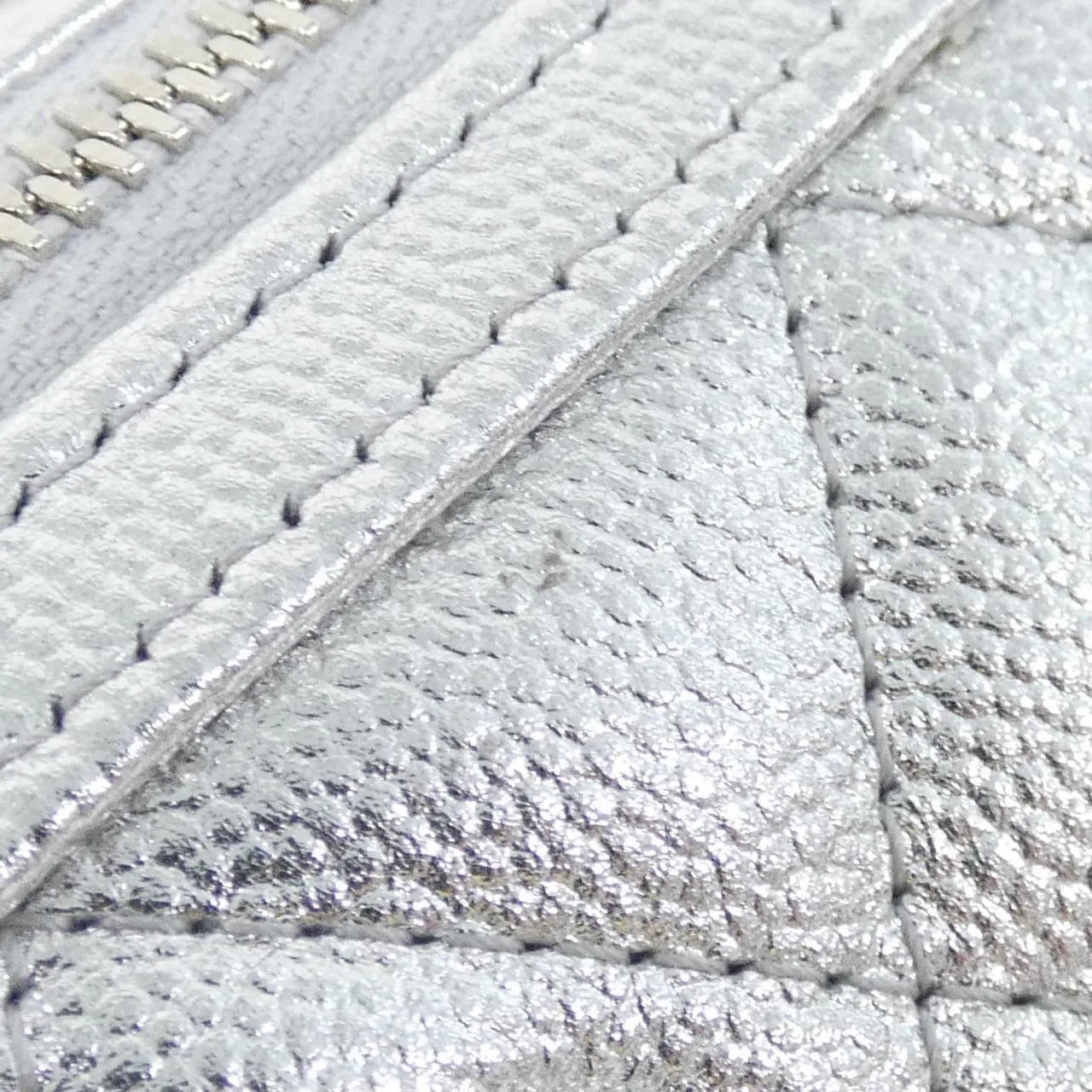 CHANEL Timeless Classic AP4474 Handbag Grained Calfskin Silver Grained Calfskin Unused - Thumbnail 5