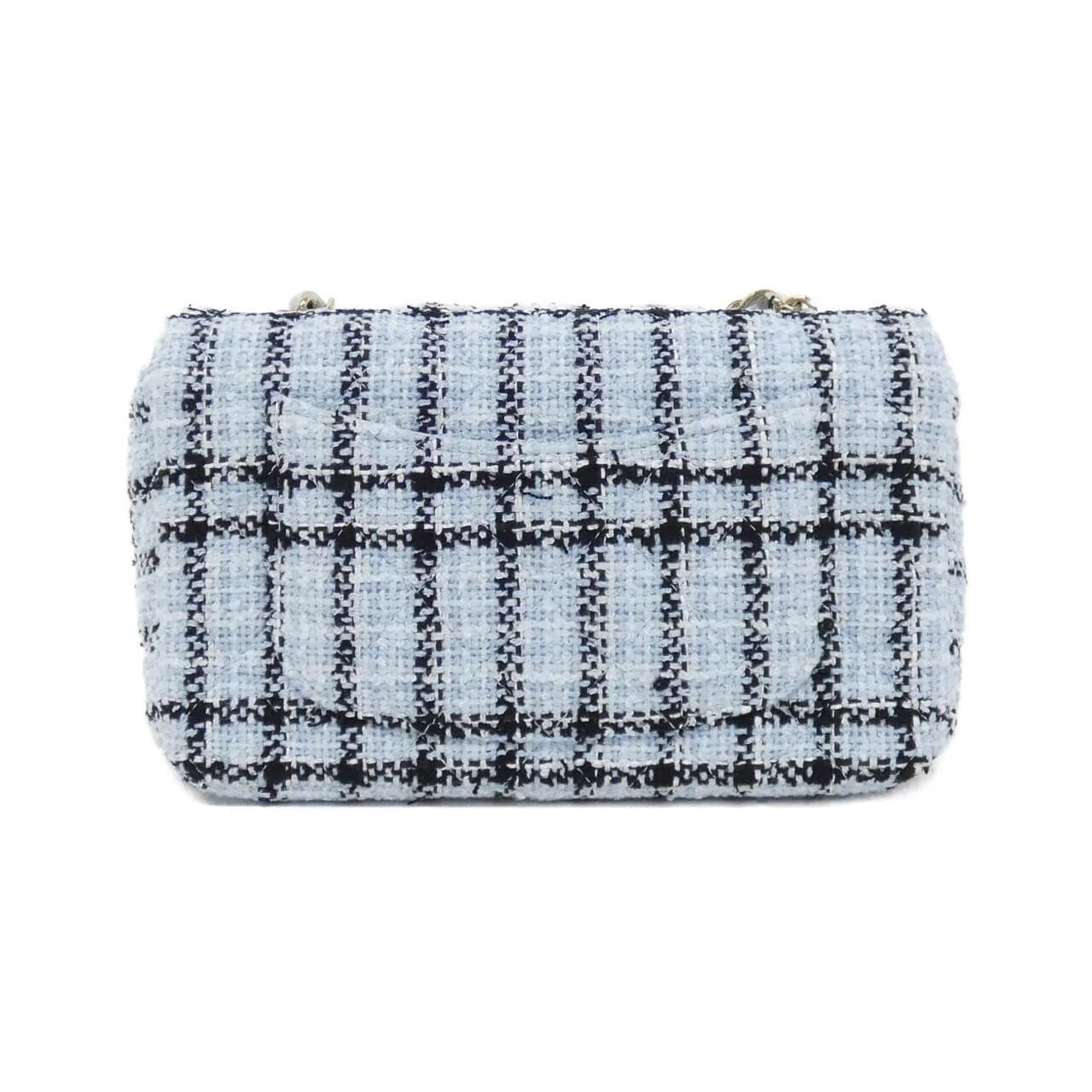 CHANEL Boy Chanel 69900 Shoulder Tweed Black Tweed Rank A - Thumbnail 2