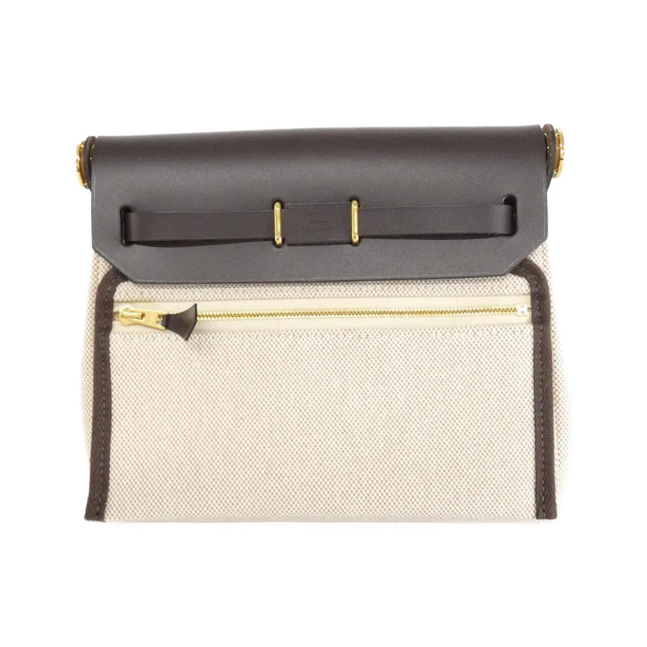 HERMES Herbag 085414CC Shoulder Beige Unused - Thumbnail 2