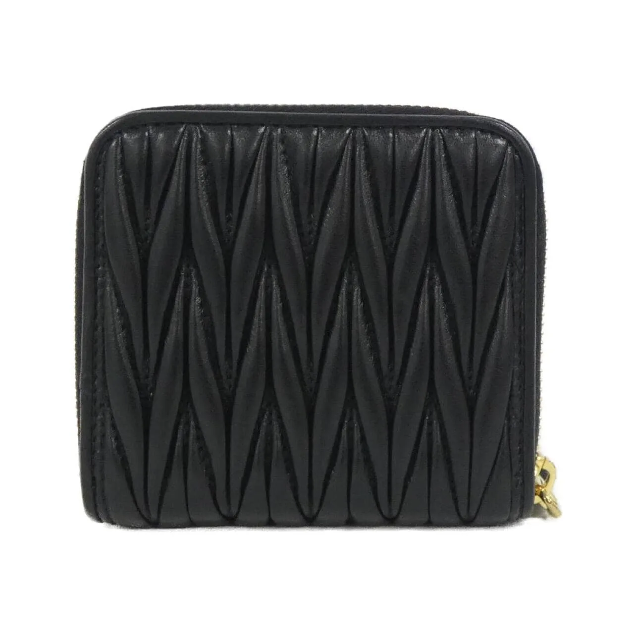 MIU MIU 5ML522 Wallet Black Rank A - Thumbnail 2
