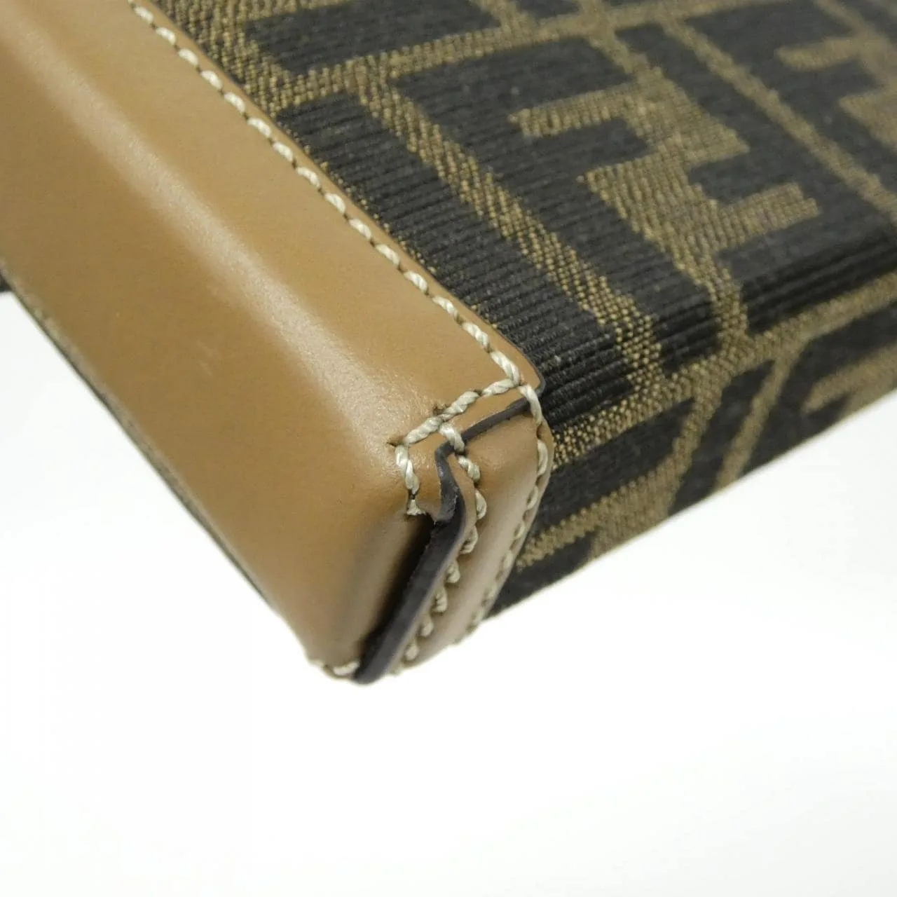 FENDI Baguette 7AS139 AFBV Wallet Canvas Black Canvas Rank A - Thumbnail 3