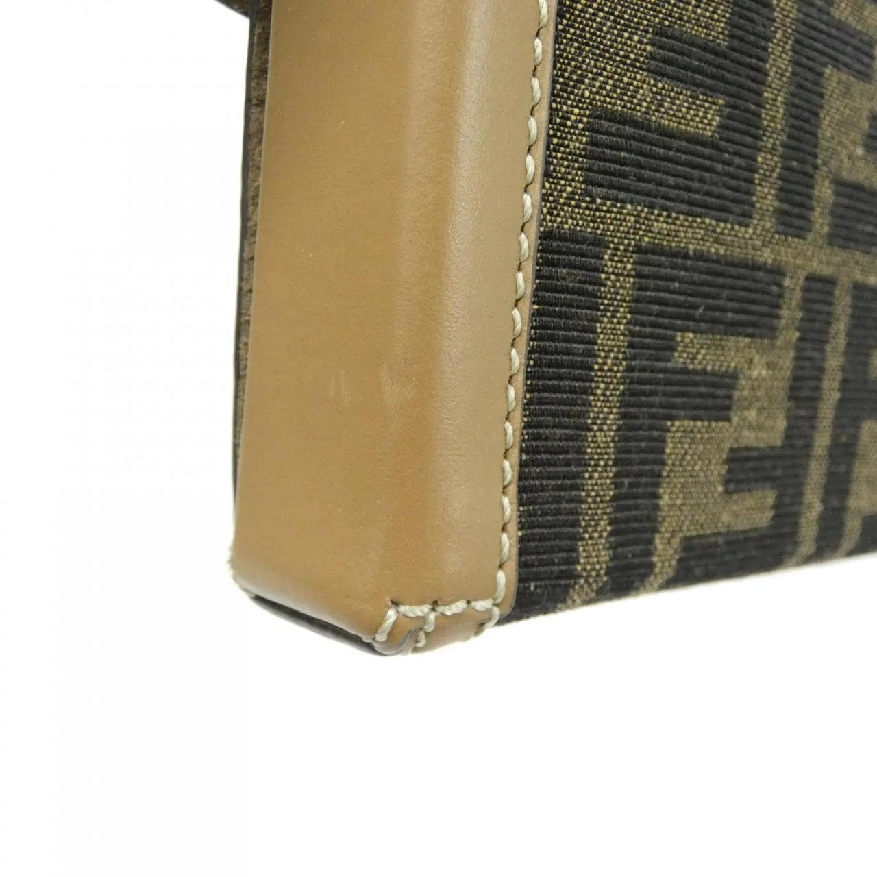 FENDI Baguette 7AS139 AFBV Wallet Canvas Black Canvas Rank A - Thumbnail 5