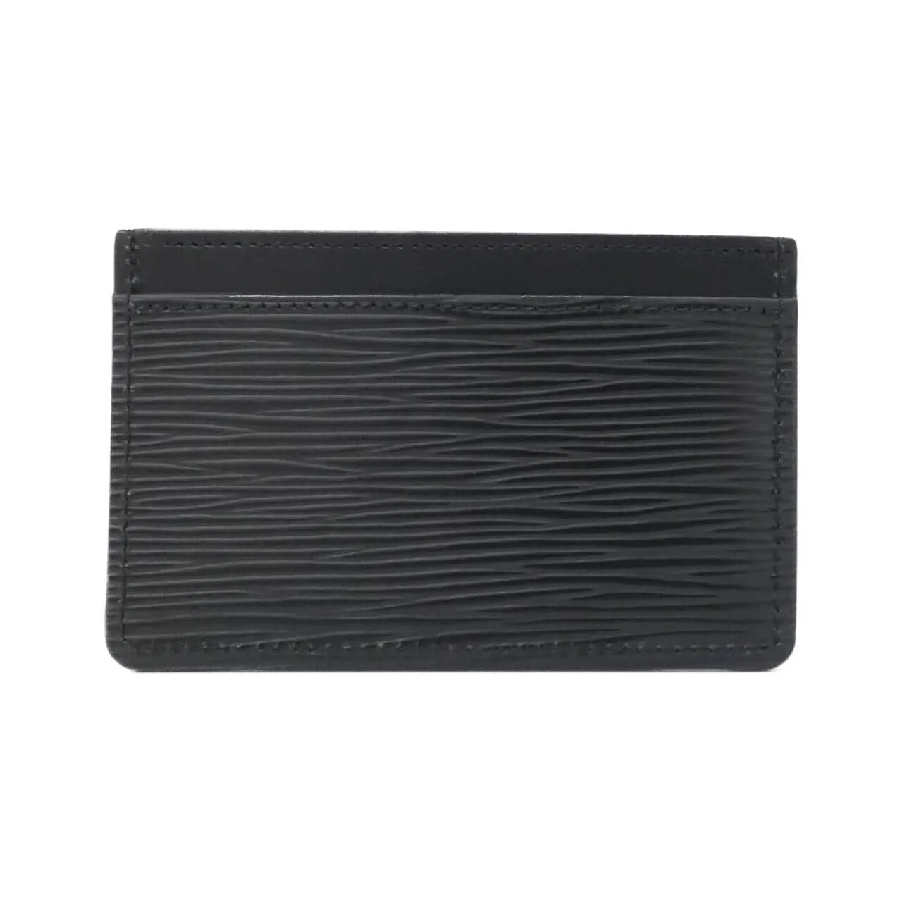LOUIS VUITTON M63512 Card Case Epi Black Epi Rank A - Thumbnail 2