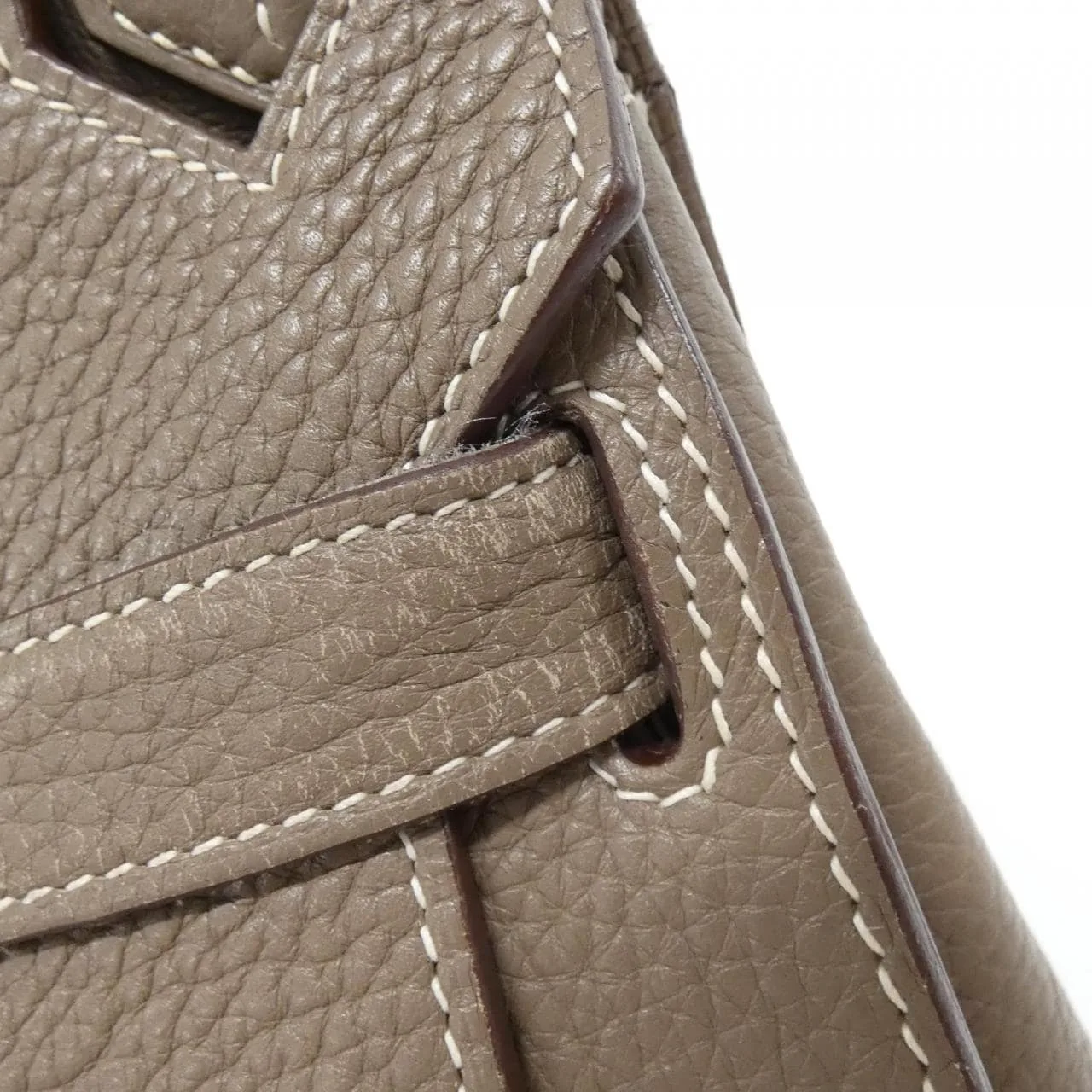 HERMES 056359CK 肩背包 Clemence Etoupe Clemence 皮 中古品B - 縮圖 4