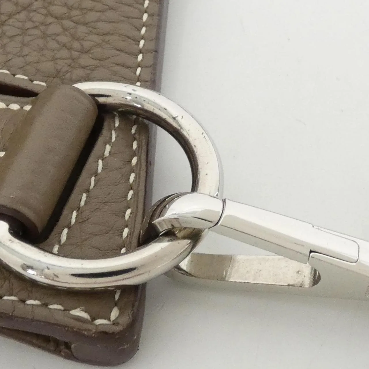 HERMES 056359CK 肩背包 Clemence Etoupe Clemence 皮 中古品B - 縮圖 7