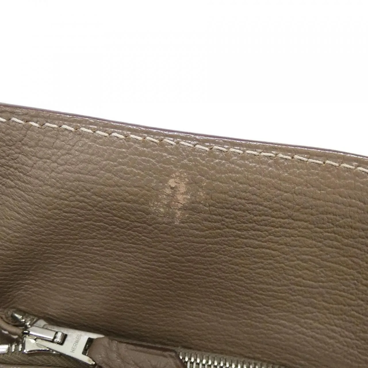HERMES 056359CK 肩背包 Clemence Etoupe Clemence 皮 中古品B - 縮圖 10