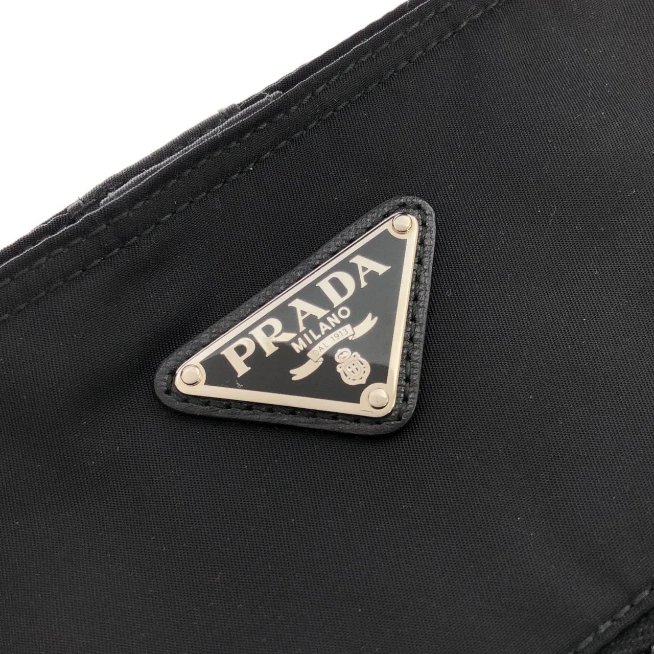 PRADA BR4376 手提包 黑色 中古品A - 縮圖 4