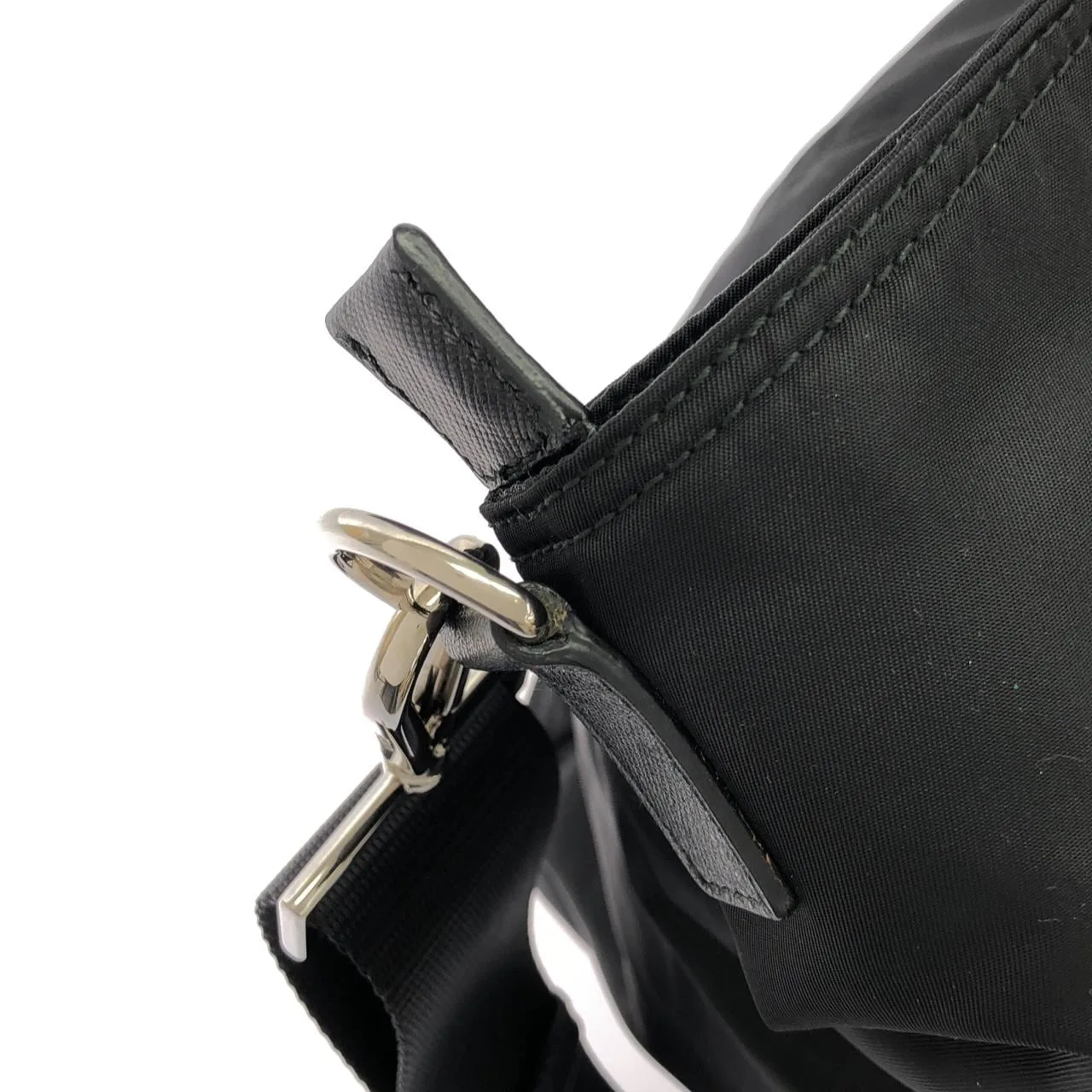 PRADA BR4376 手提包 黑色 中古品A - 縮圖 5