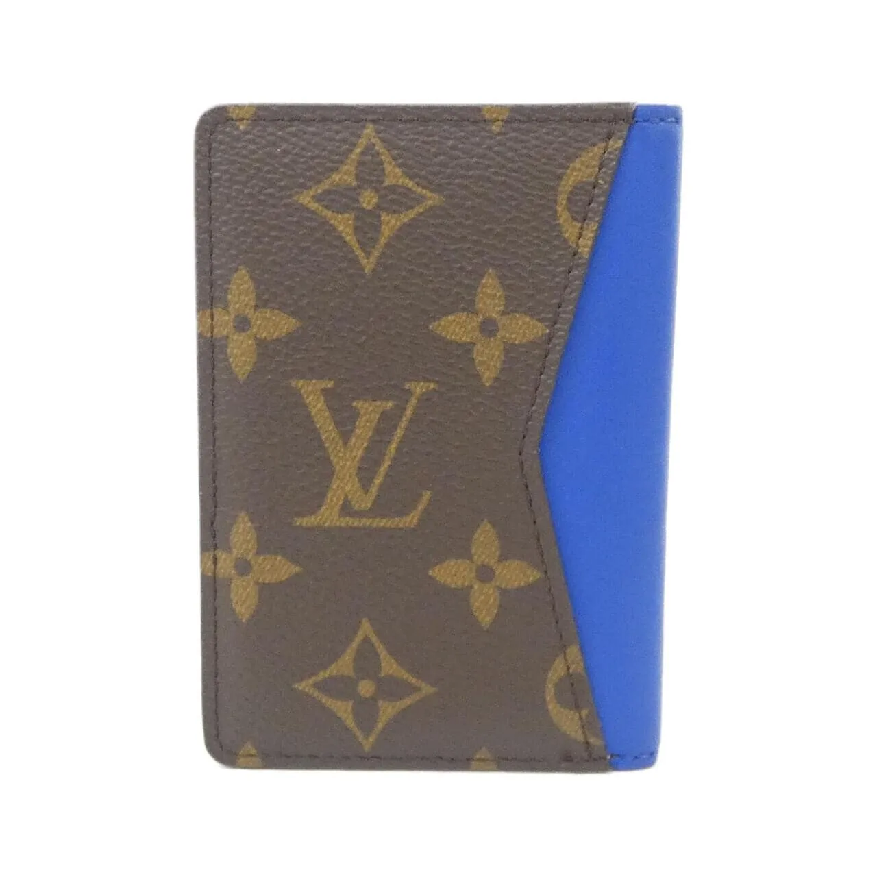 LOUIS VUITTON M80778 Card Case Monogram Blue Monogram Rank A - Thumbnail 2