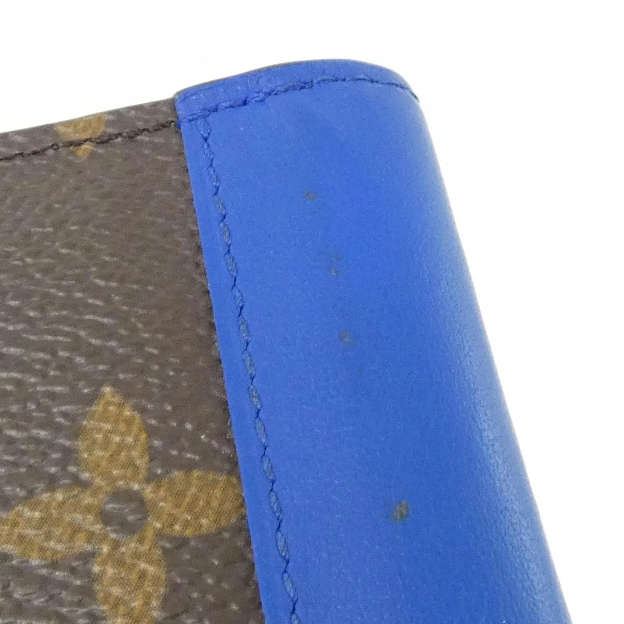 LOUIS VUITTON M80778 Card Case Monogram Blue Monogram Rank A - Thumbnail 6