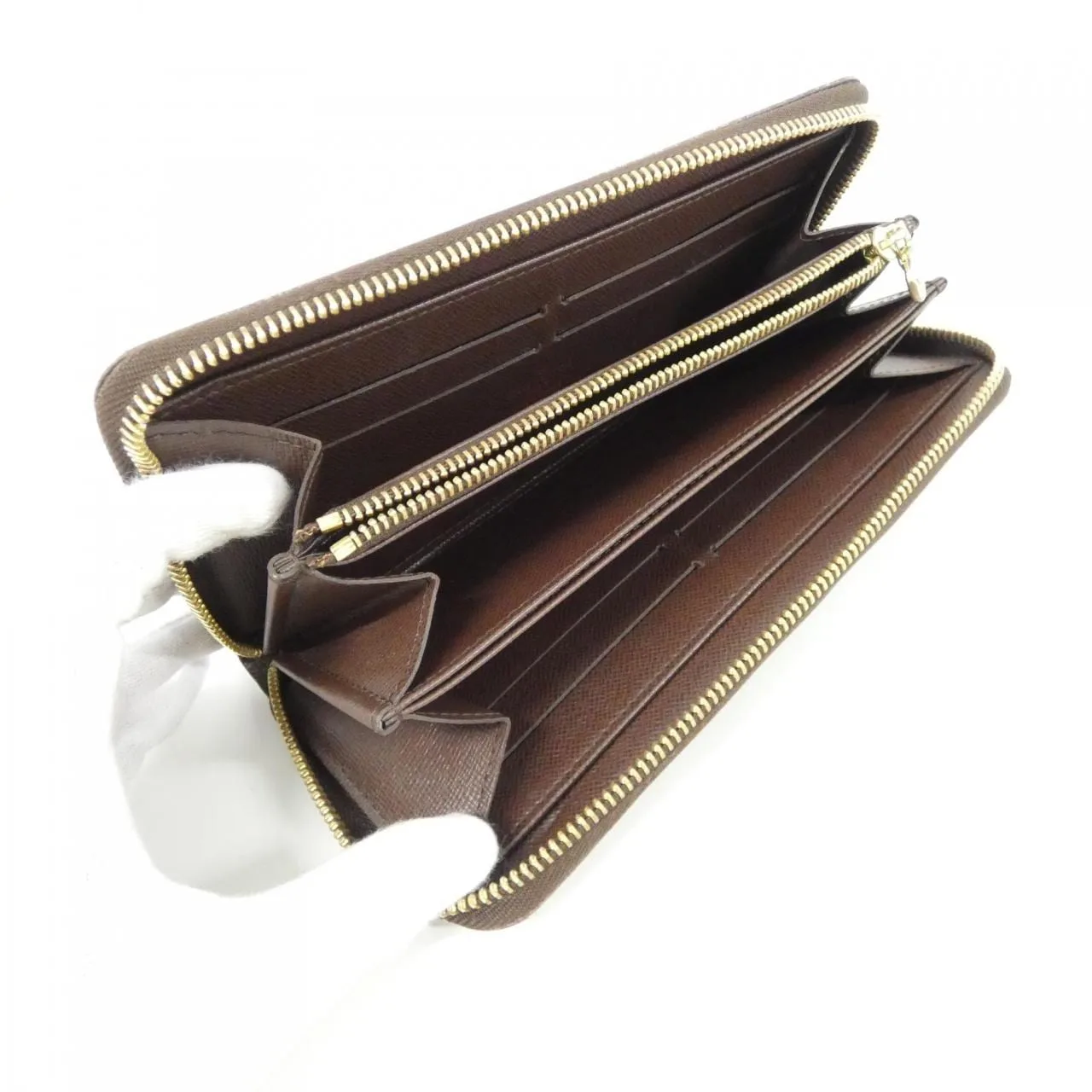 LOUIS VUITTON N60015 Wallet Damier Black Damier Rank A - Thumbnail 8