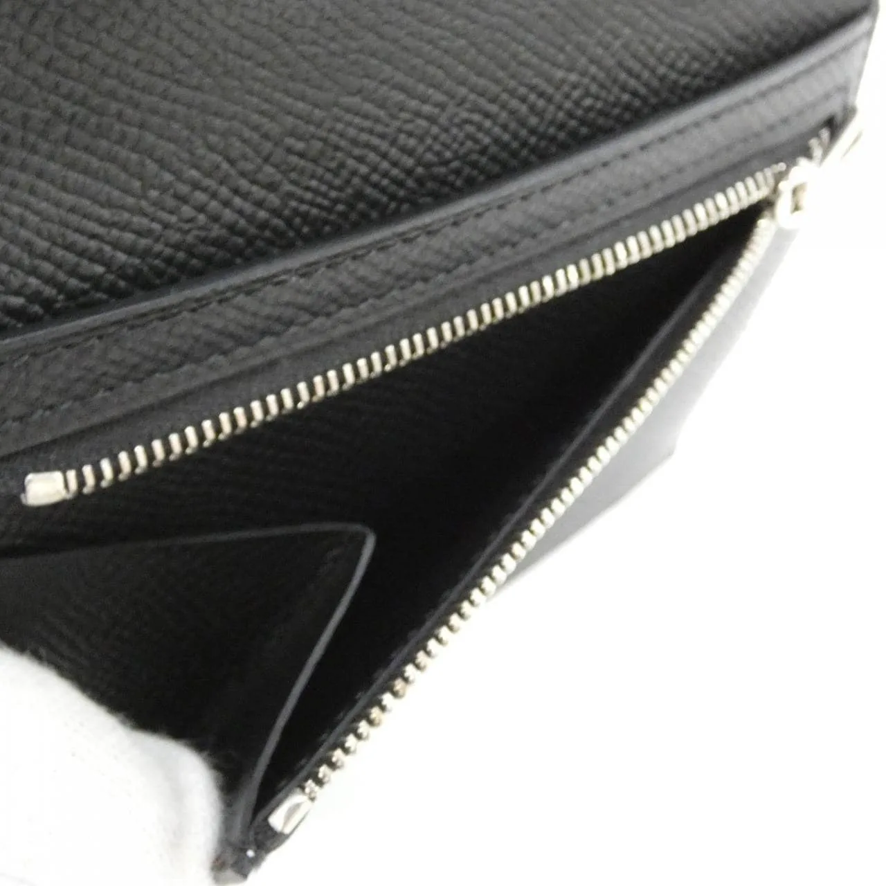 HERMES 039790CK Wallet Epsom 黑色 Epsom 皮 中古品A - 縮圖 6