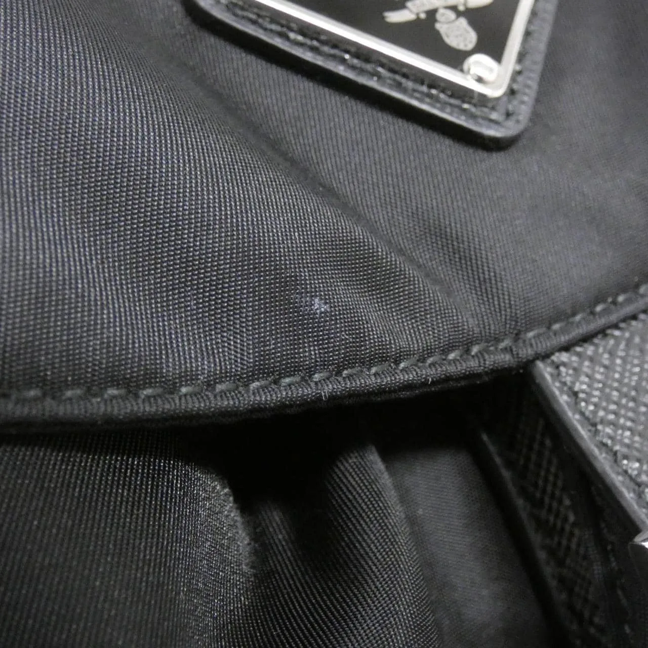 PRADA 1BZ677 Backpack 黑色 中古品A - 縮圖 5