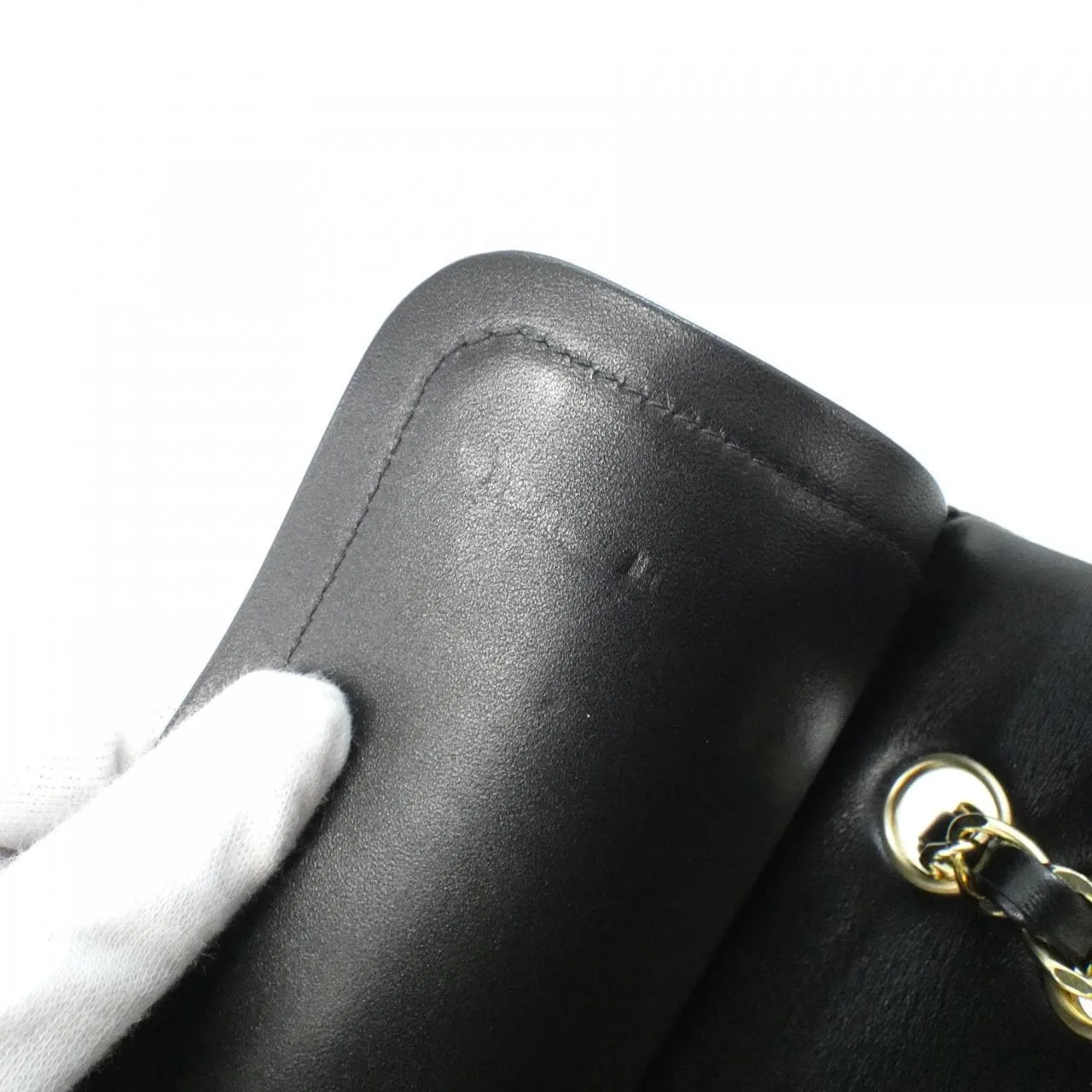 CHANEL Matelasse 1112 Shoulder Lambskin Black Lambskin Rank A - Thumbnail 7