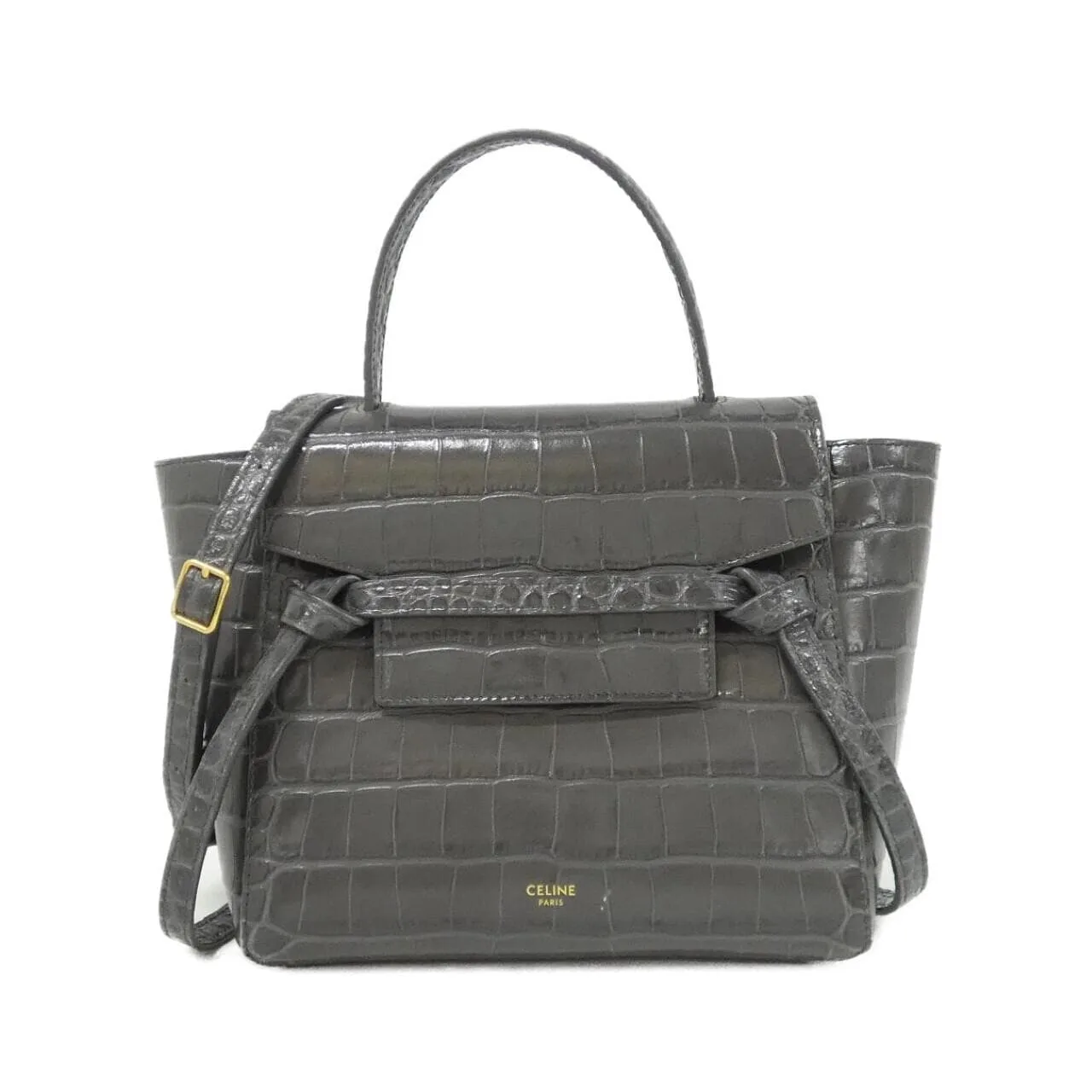 CELINE Belt Bag 189003BTE Handbag Black