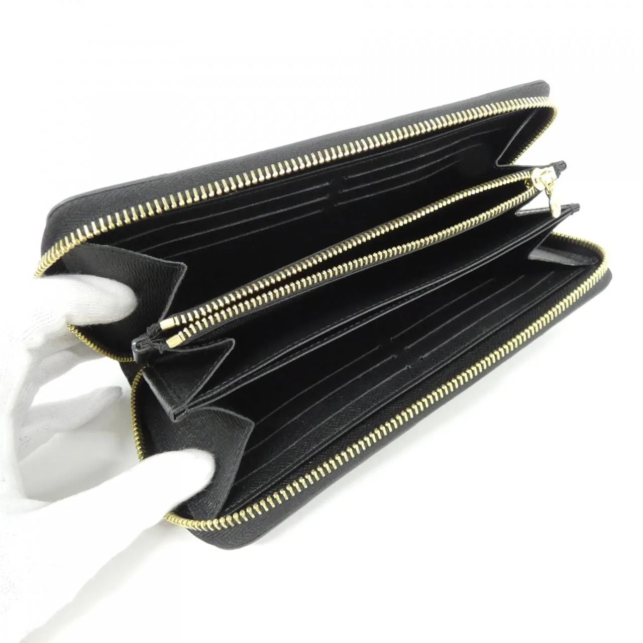 LOUIS VUITTON M68755 Wallet Epi Black Epi Rank A - Thumbnail 9