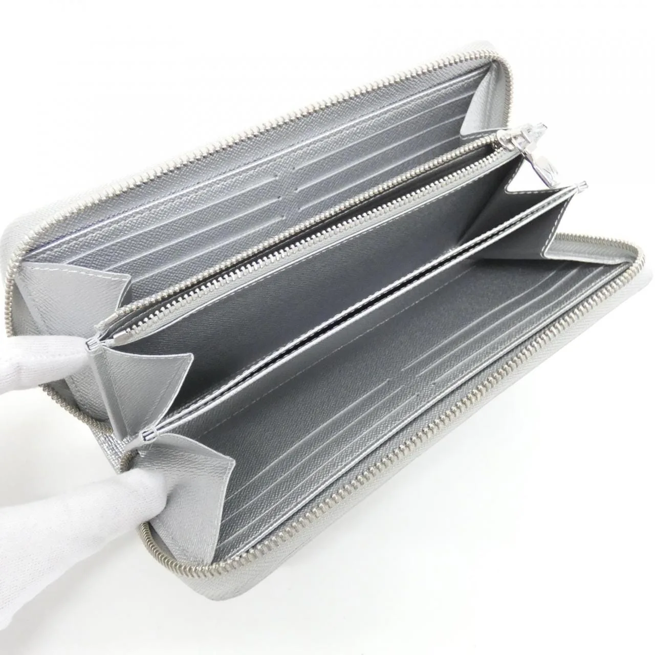 LOUIS VUITTON M82794 Wallet Epi Silver Epi Rank A - Thumbnail 6