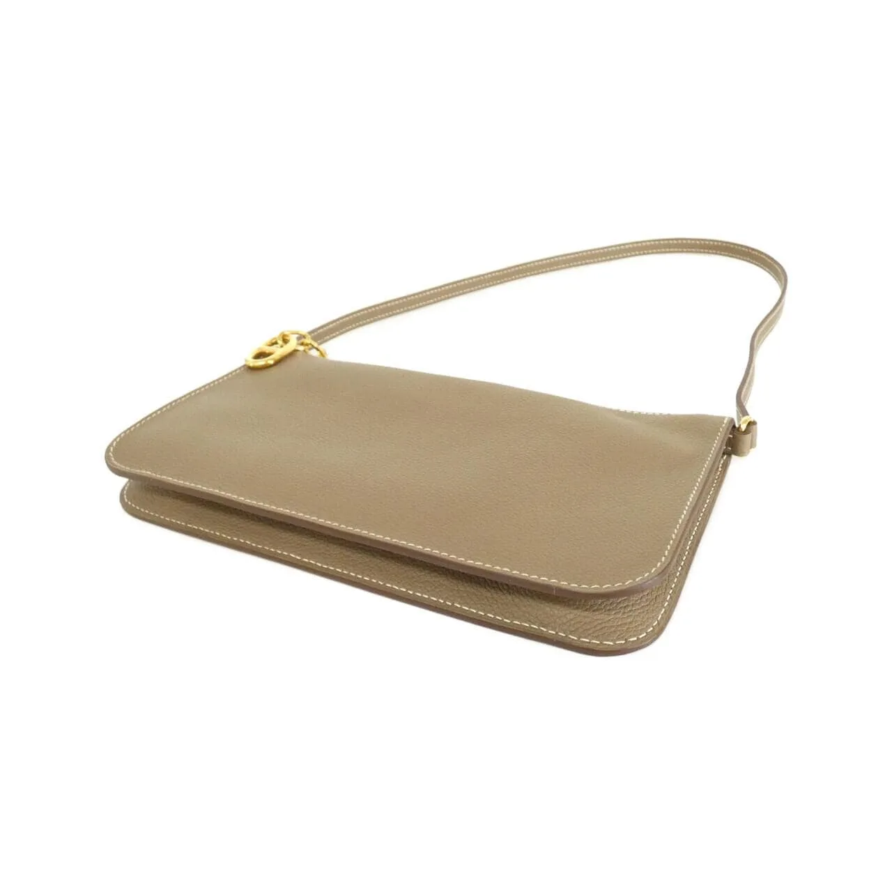 HERMES 086888CC Pouch Etoupe Unused - Thumbnail 2