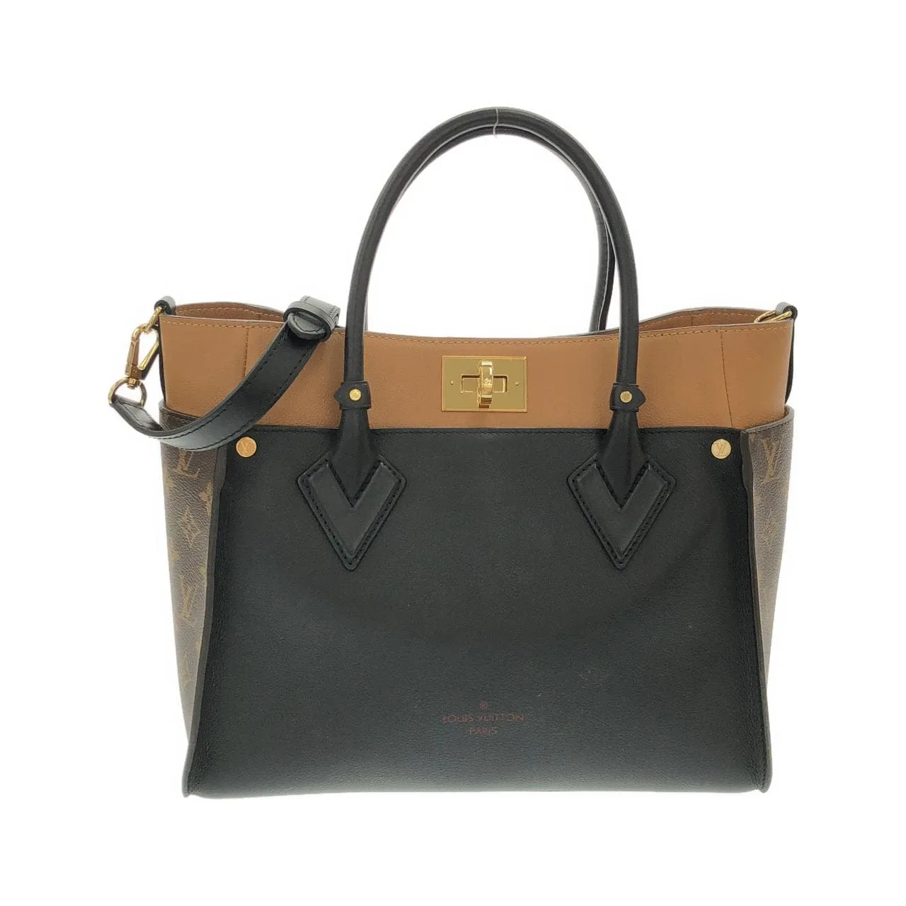 LOUIS VUITTON M53823 Handbag Monogram Black