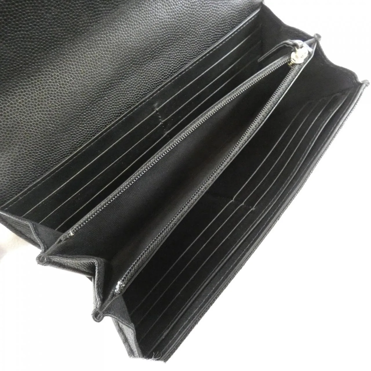 CHANEL Boy Chanel 80286 Wallet Grained Calfskin Black Grained Calfskin Rank B - Thumbnail 6
