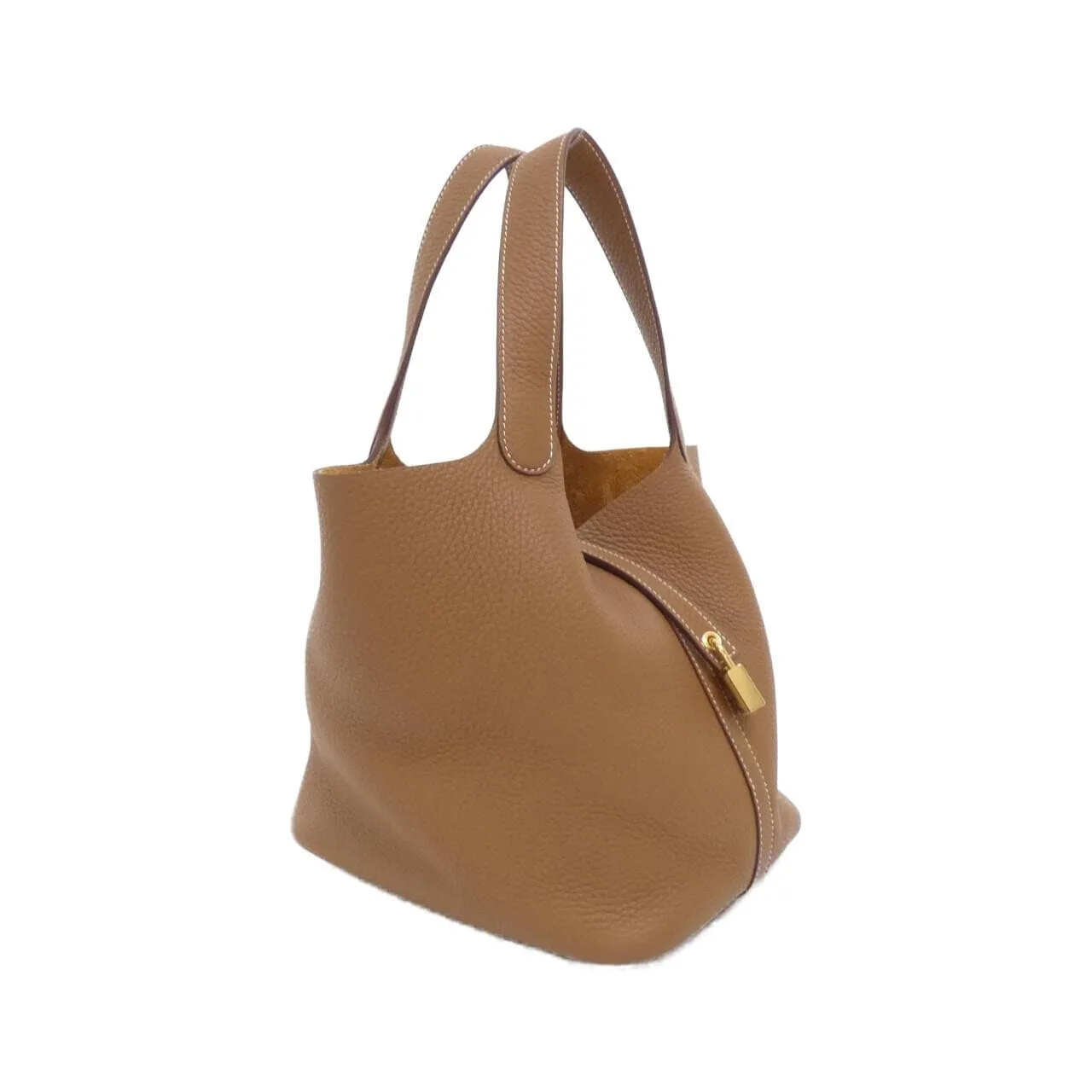 HERMES Picotin 060991CC Handbag Clemence