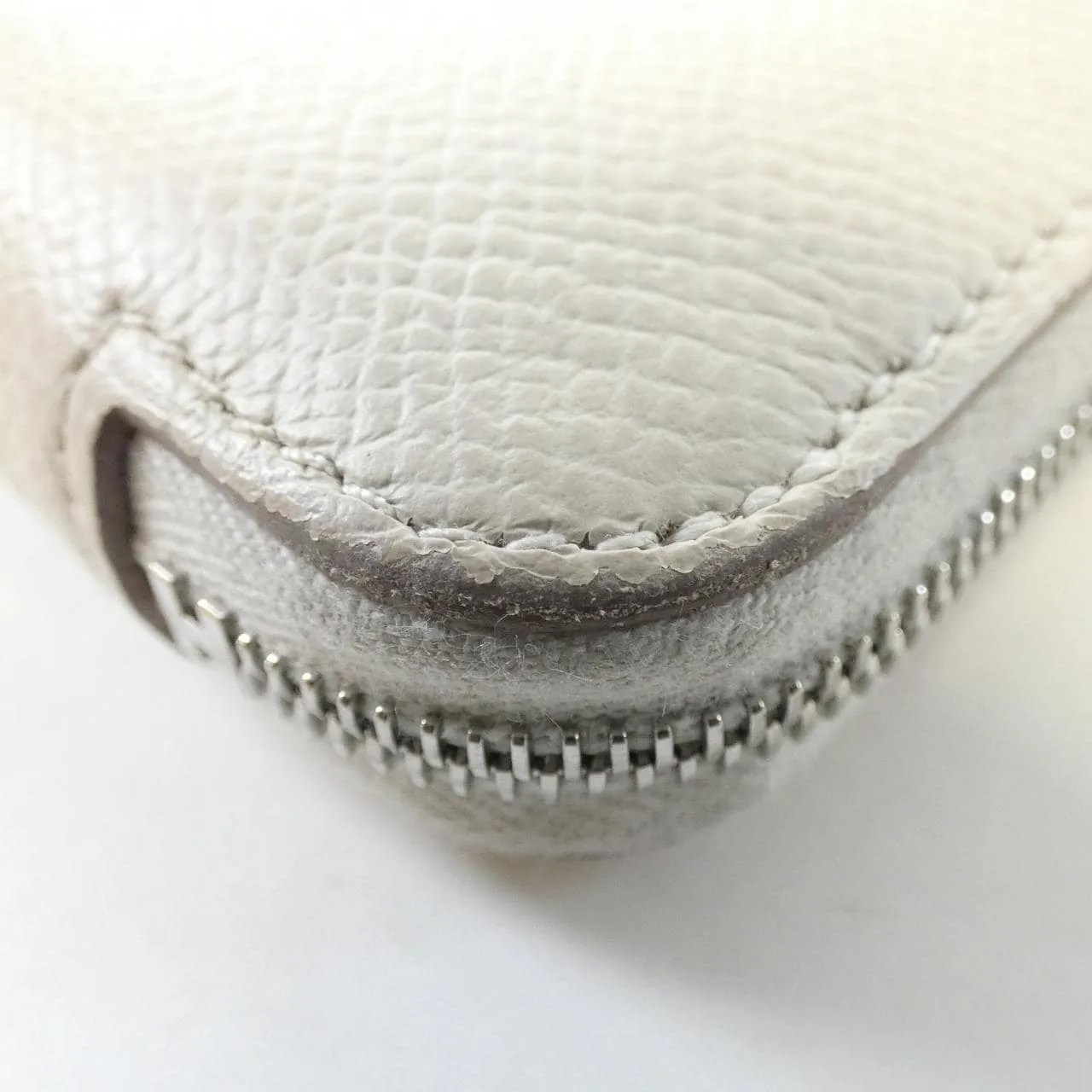 HERMES 085784CK Wallet Epsom Black Epsom Leather Rank B - Thumbnail 3