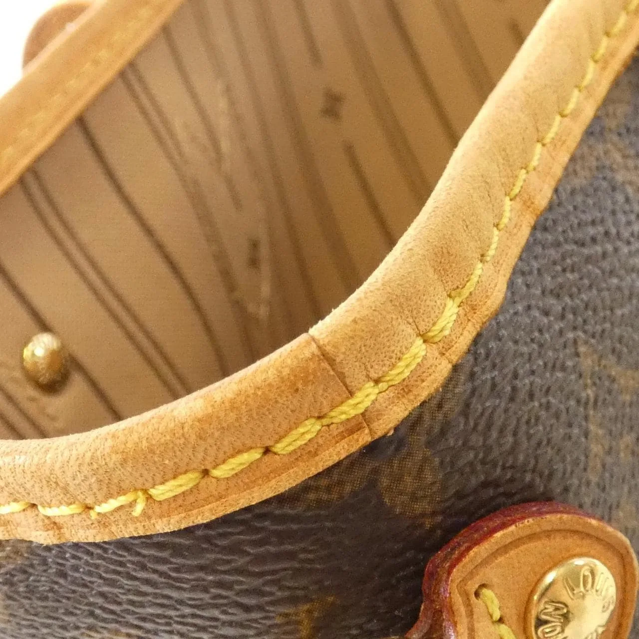 LOUIS VUITTON Neverfull M40155 Tote Monogram Black Monogram Rank A - Thumbnail 3