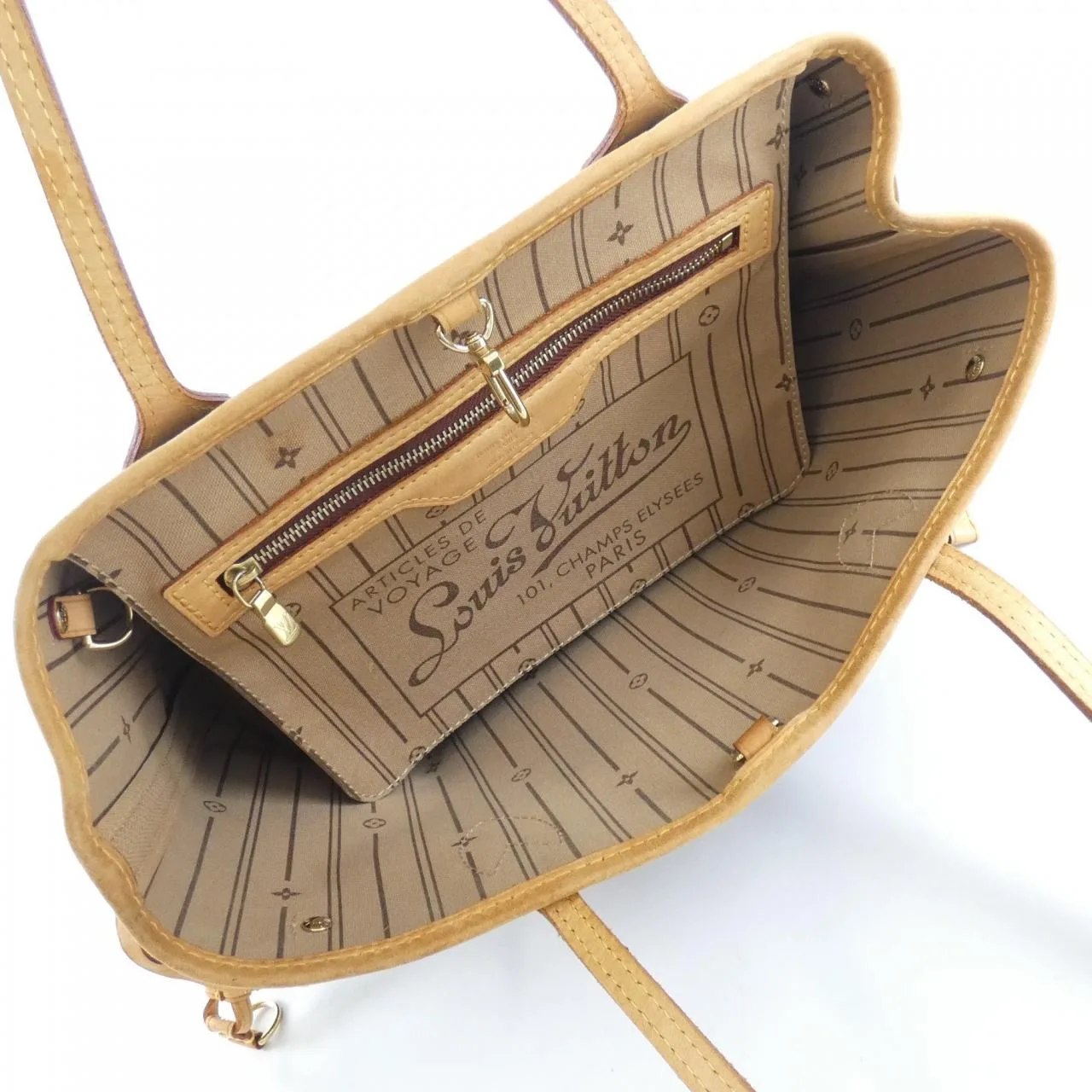 LOUIS VUITTON Neverfull M40155 Tote Monogram Black Monogram Rank A - Thumbnail 8