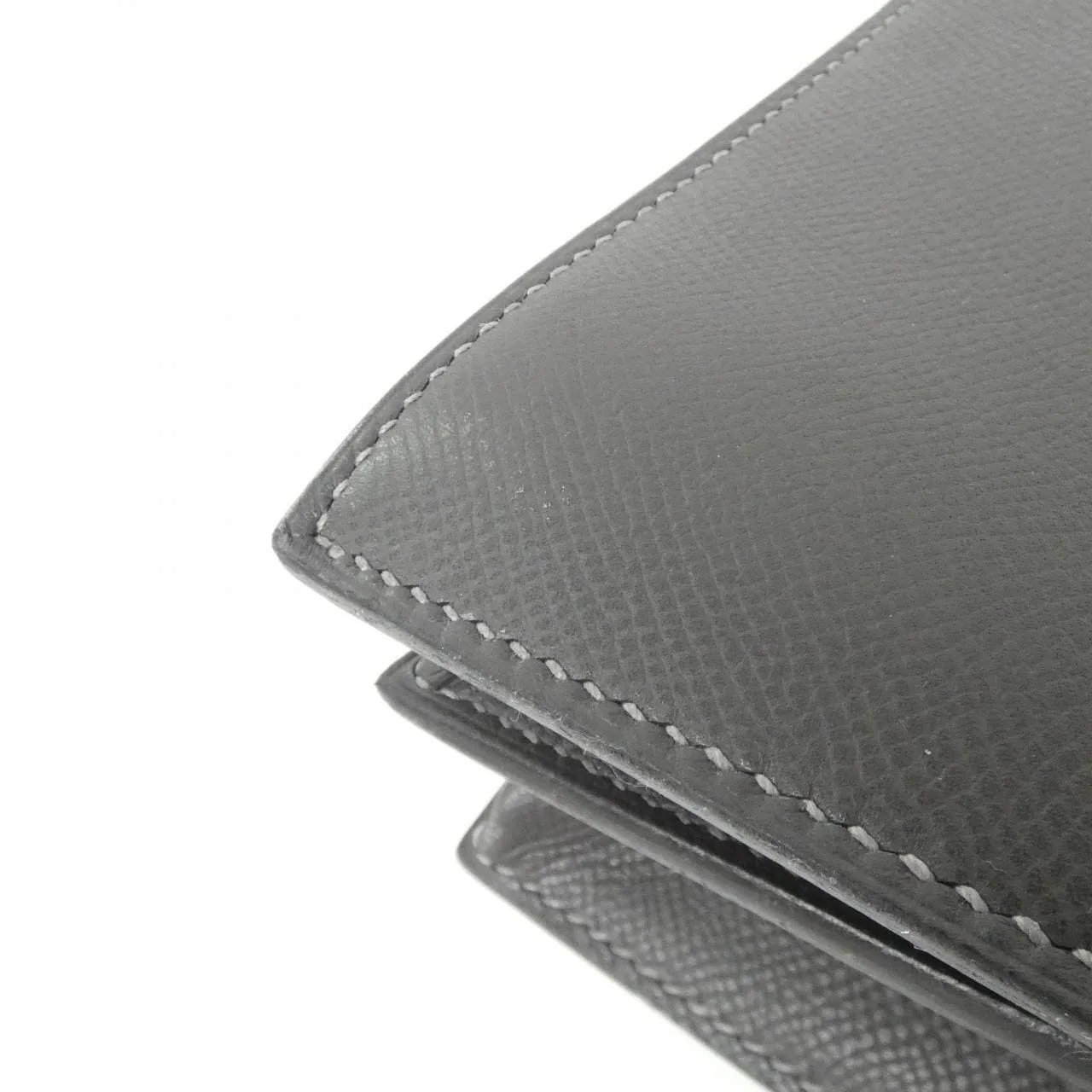 HERMES Kelly 043849CK Handbag Epsom Black Epsom Leather Rank B - Thumbnail 5